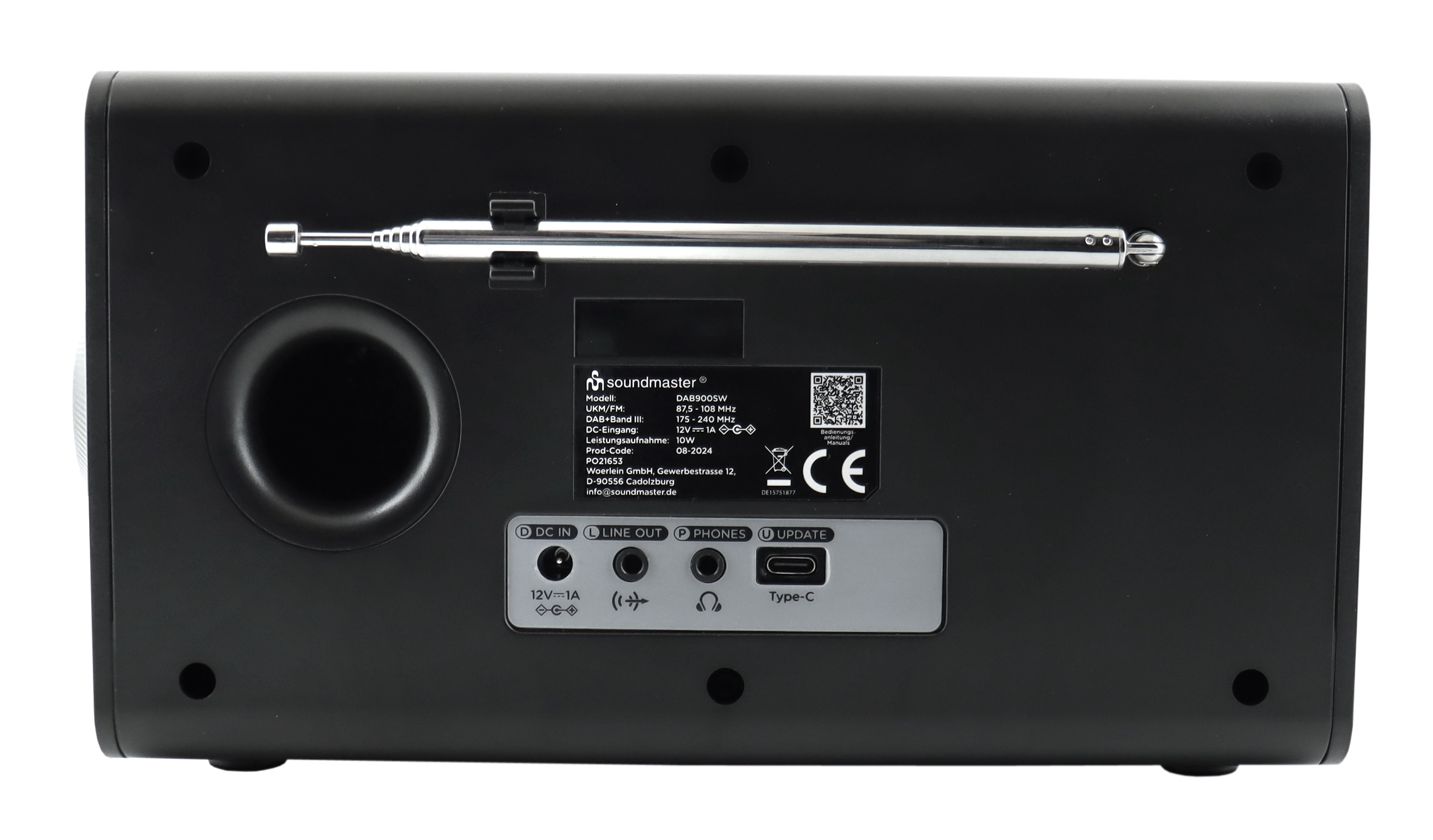 DAB+/FM-RDS radio with big colour display, preset buttons