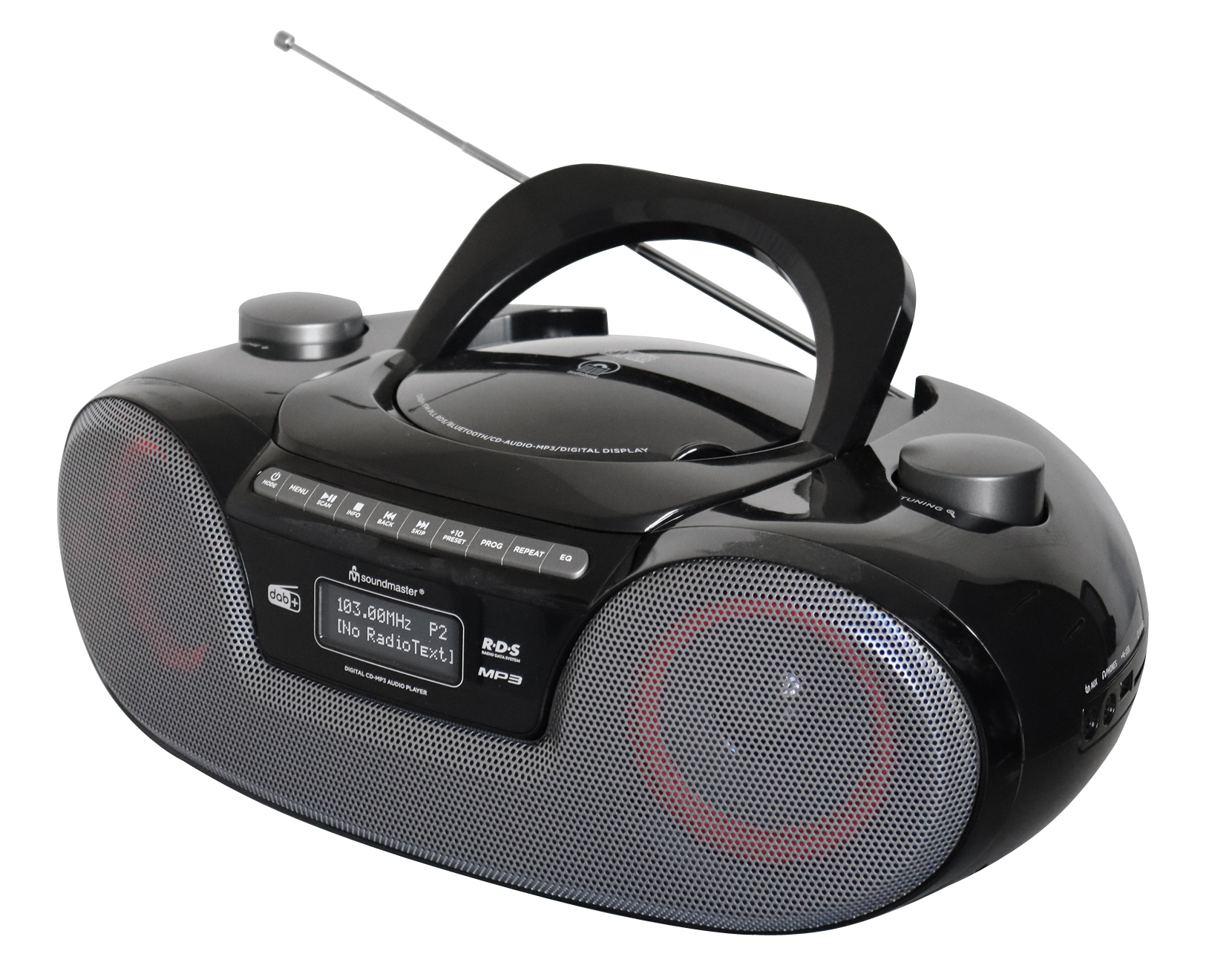 Boombox mit DAB+/UKW, CD/MP3, USB/SD, Bluetooth®