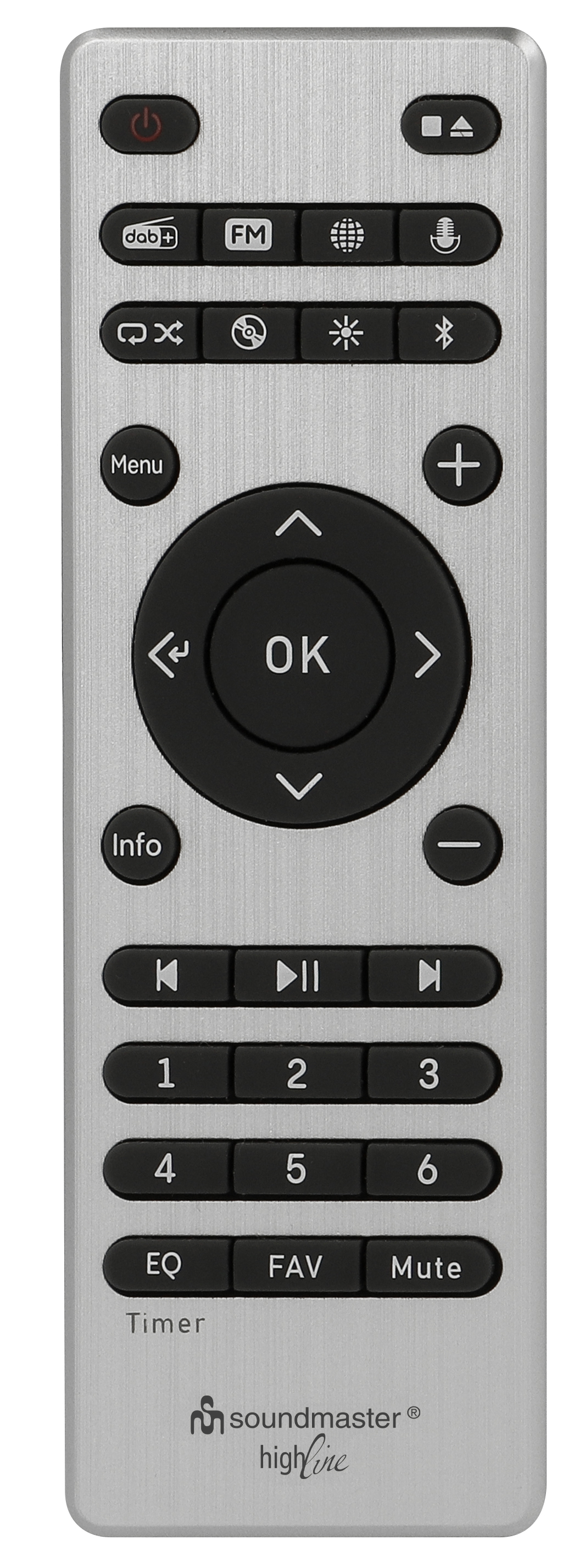 Kitchen under cabinet music centre with WLAN-internet/DAB+/FM-radio, CD/MP3, Bluetooth®