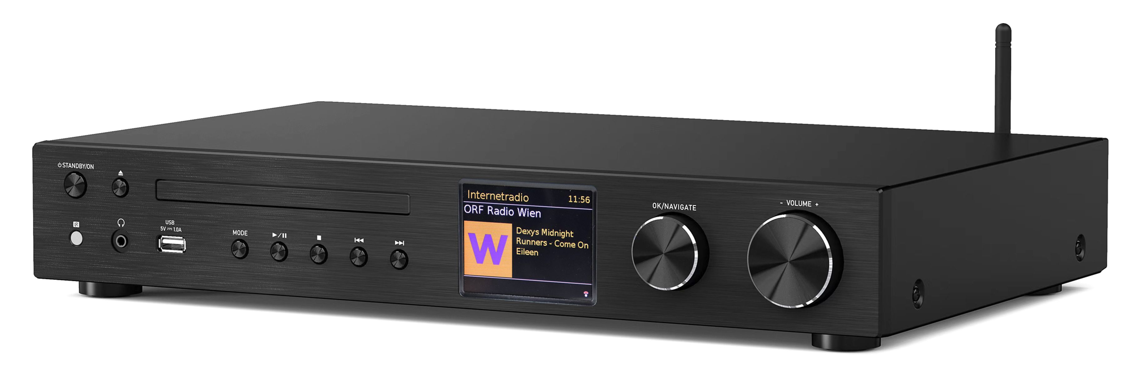Multi Audio System mit 2x50W, WLAN/LAN-Internet/DAB+/UKW-Radio,  CD/MP3, HDMI-ARC, USB,Bluetooth®, APP-Steuerung