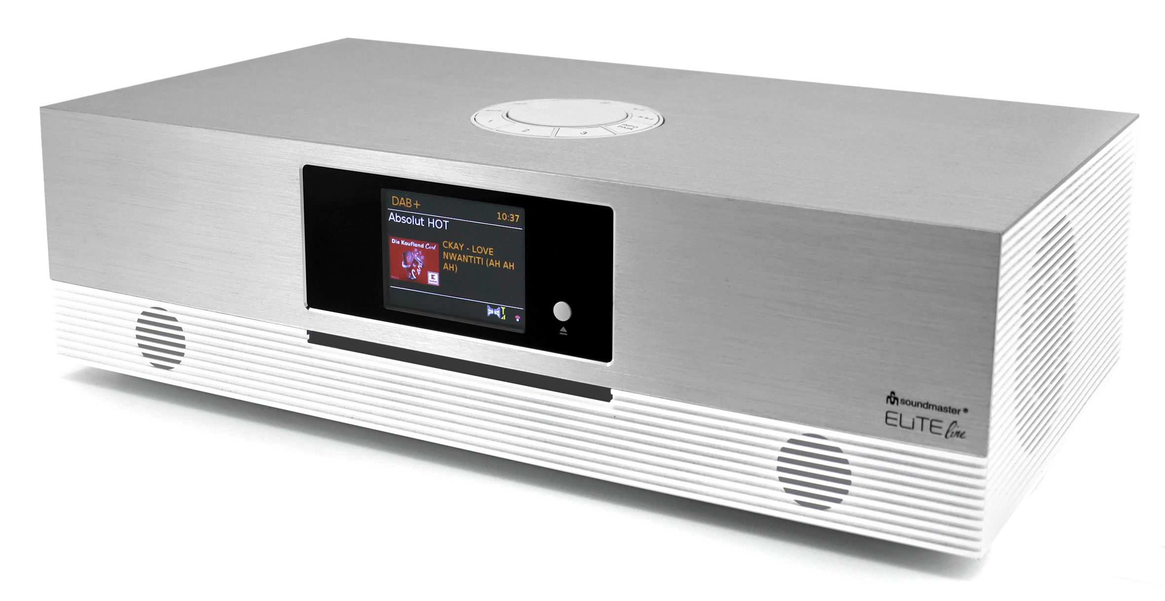 Stereo music centre with WLAN-internet/DAB+/FM-radio, CD/MP3, USB, Bluetooth®, APP control
