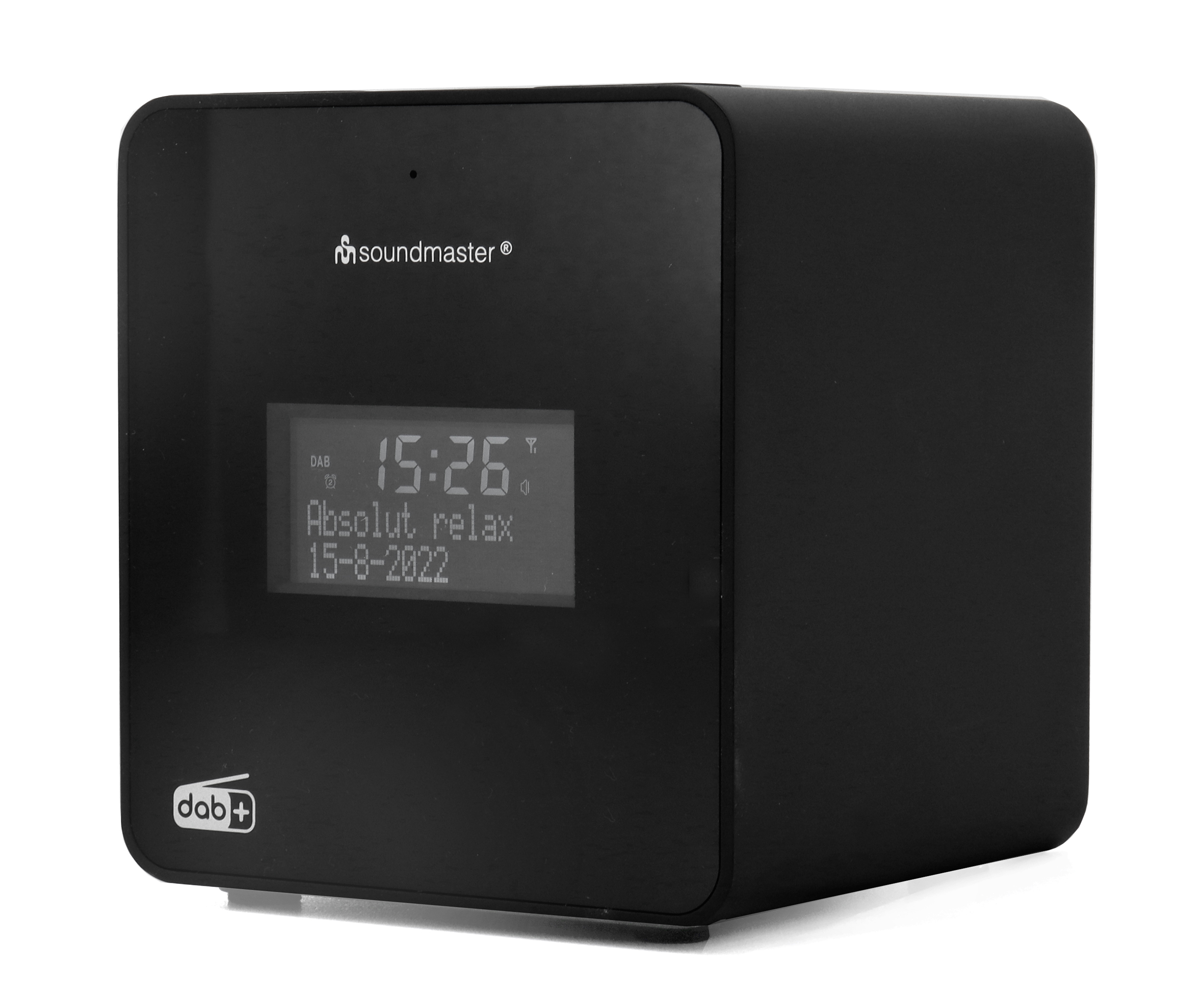 DAB+/FM clock radio with record function for individual wake-up calls