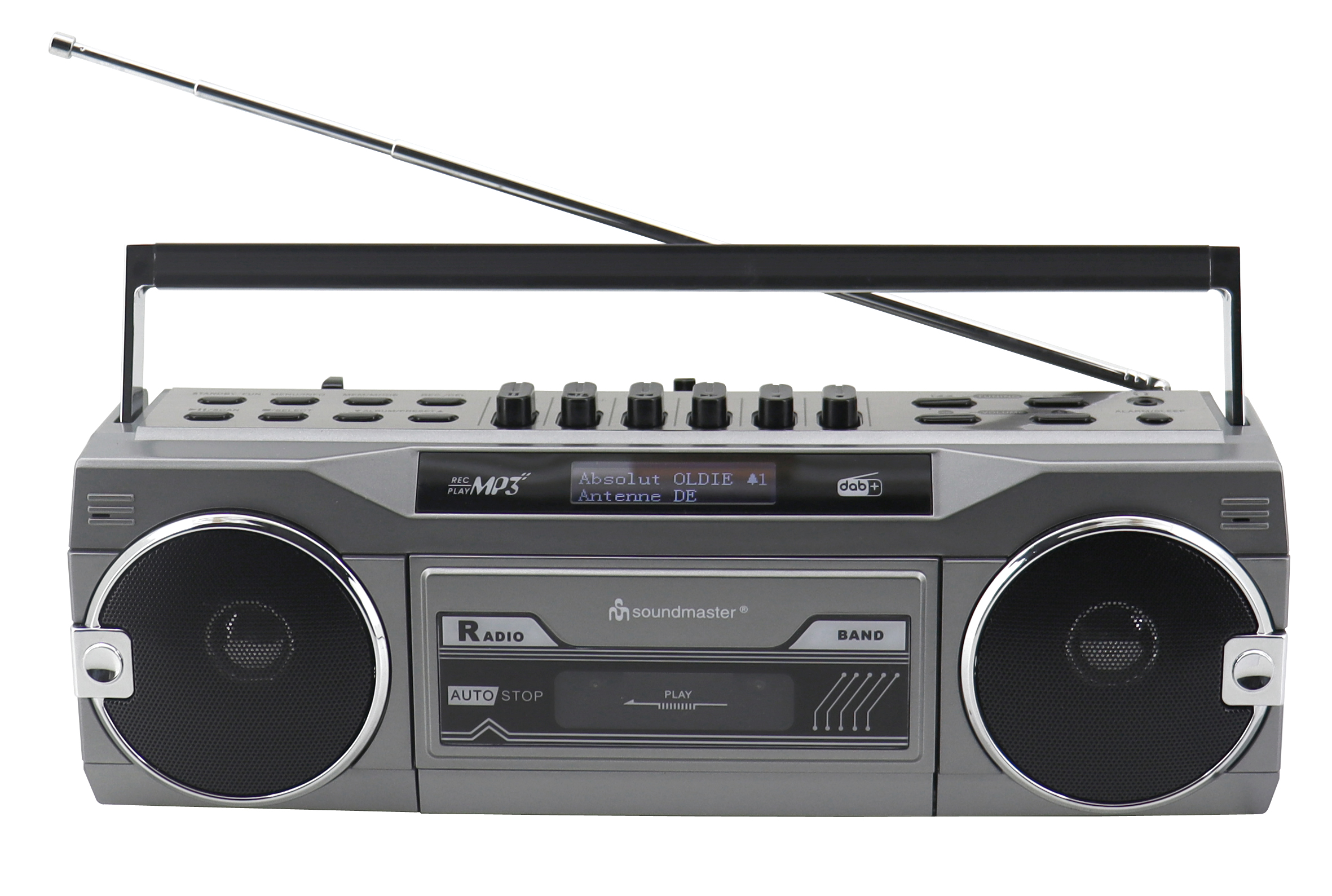 Retro stereo radio cassette recorder with DAB+/FM - USB/SD encoding - Bluetooth®