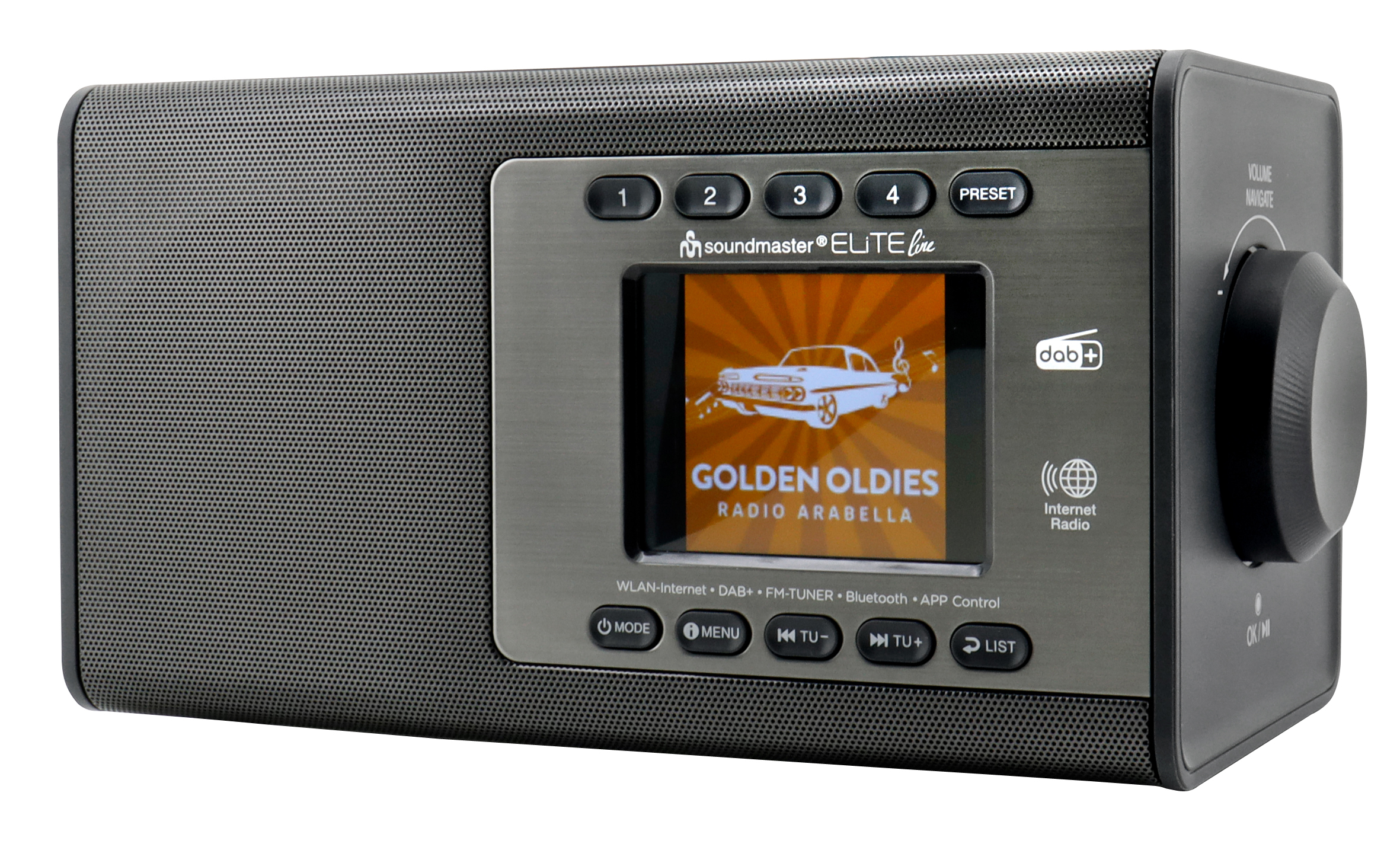 WLAN-Internet/DAB+/UKW Radio mit USB-MP3, Bluetooth®