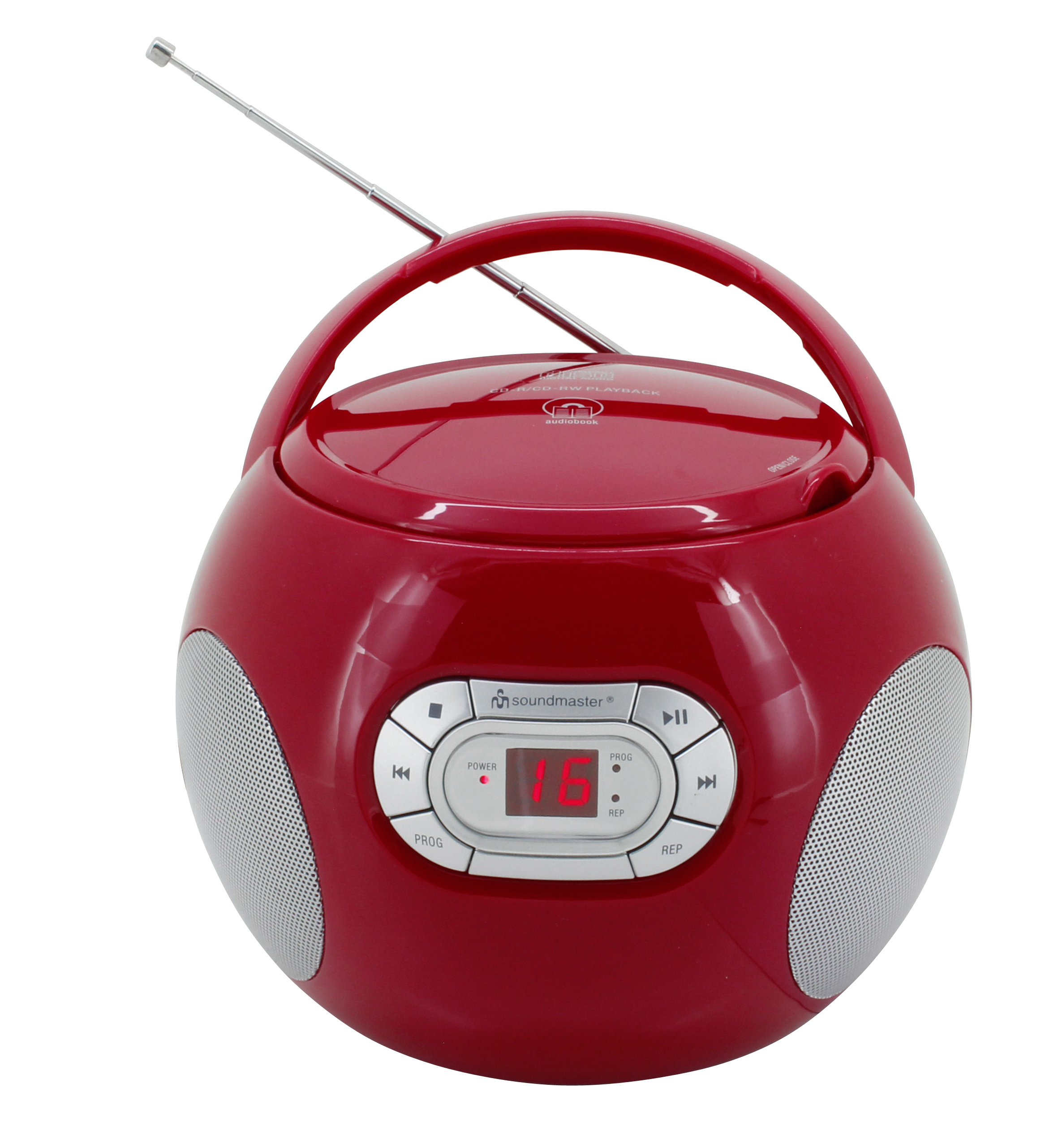 CD Boombox mit Hörbuchfunktion, UKW Radio