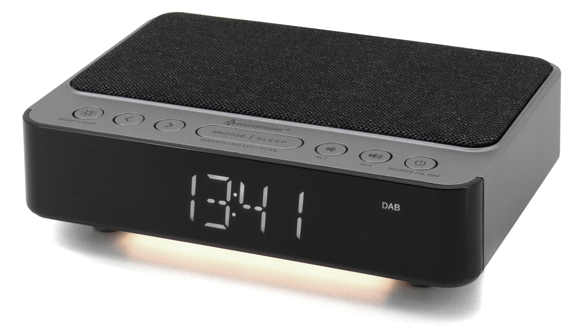 DAB+/FM clock radio with wireless charging function