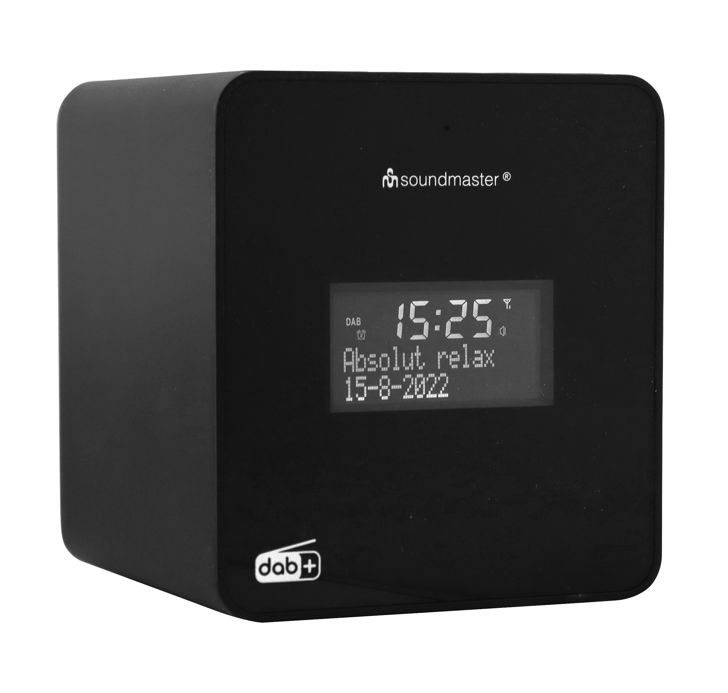 DAB+/FM clock radio with record function for individual wake-up calls