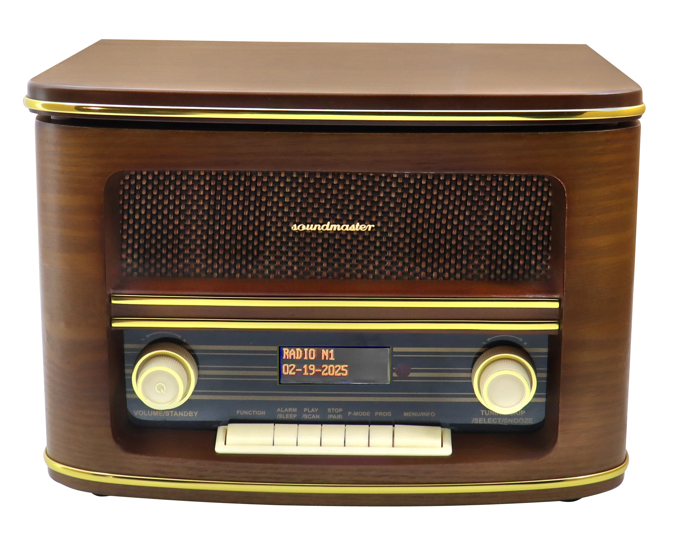 Nostalgie Stereo DAB+/UKW Radio mit CD/MP3, USB, Bluetooth®