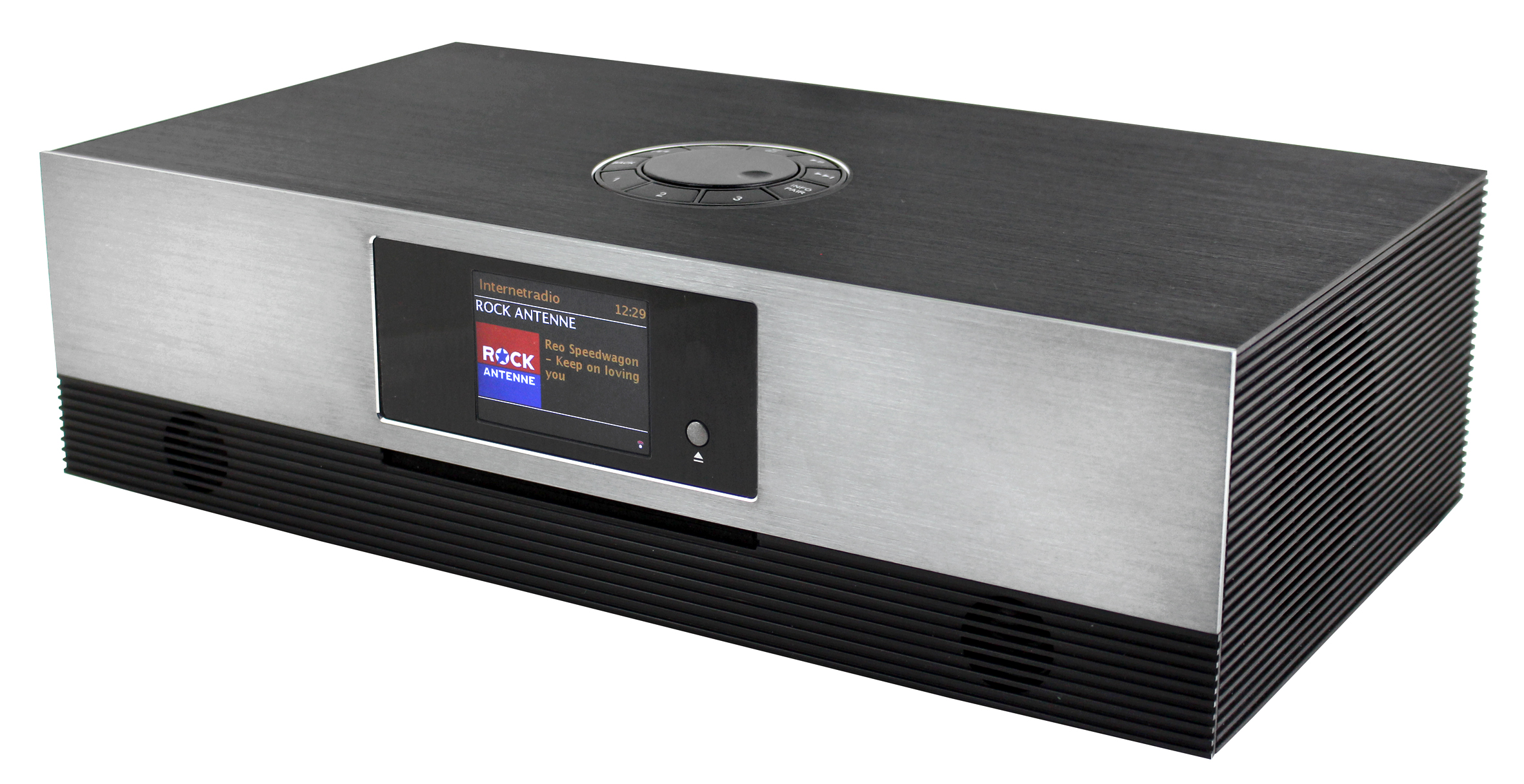 Stereo music centre with WLAN-internet/DAB+/FM-radio, CD/MP3, USB, Bluetooth®, APP control