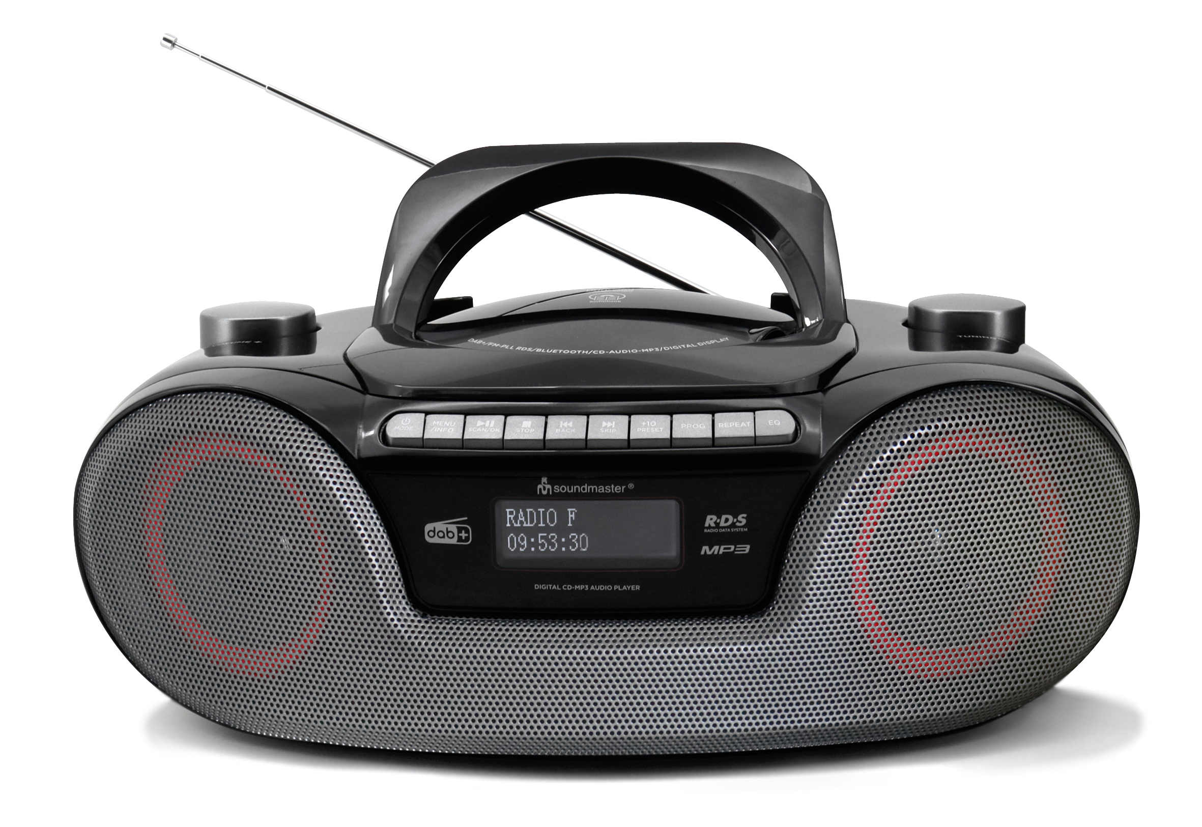 Boombox mit DAB+/UKW, CD/MP3, USB/SD, Bluetooth®