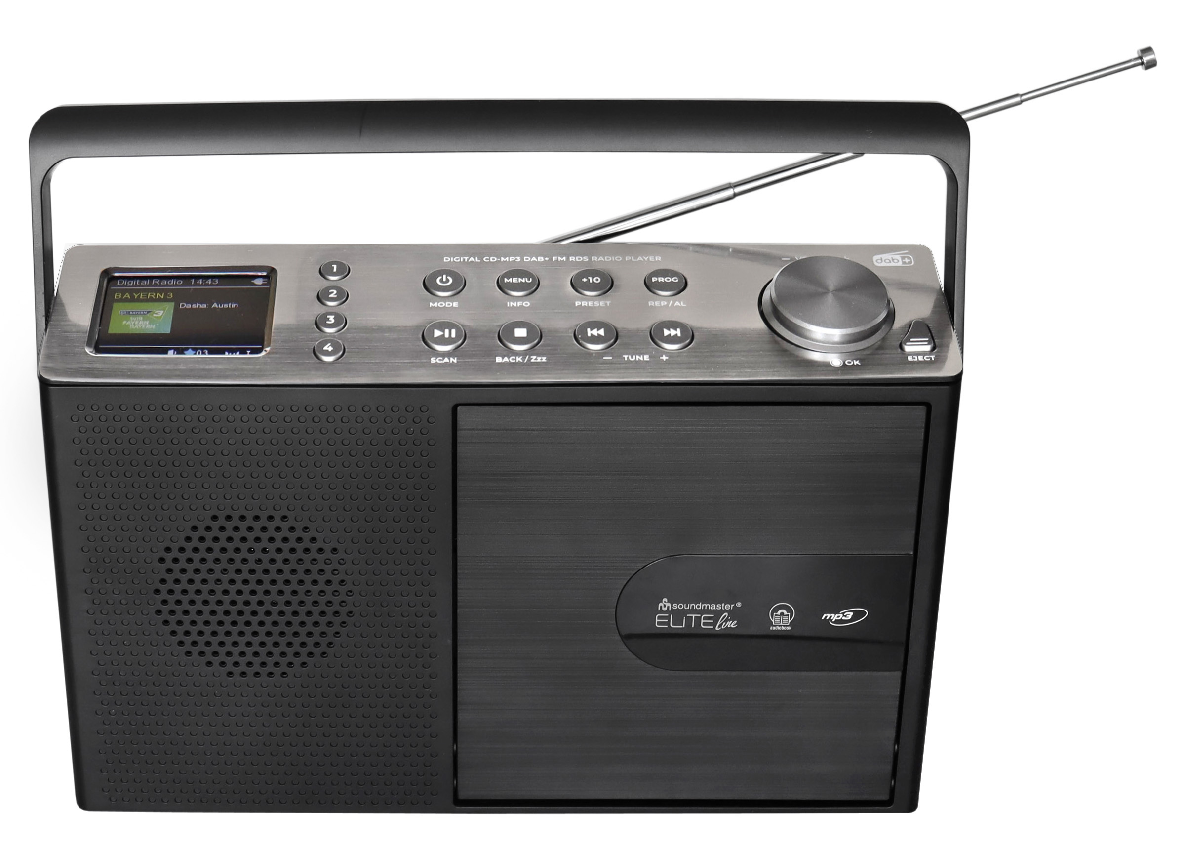 DAB+/FM radio with CD/MP3, USB, Bluetooth®, colour display DAB+/FM radio with CD/MP3, USB, Bluetooth®, colour display