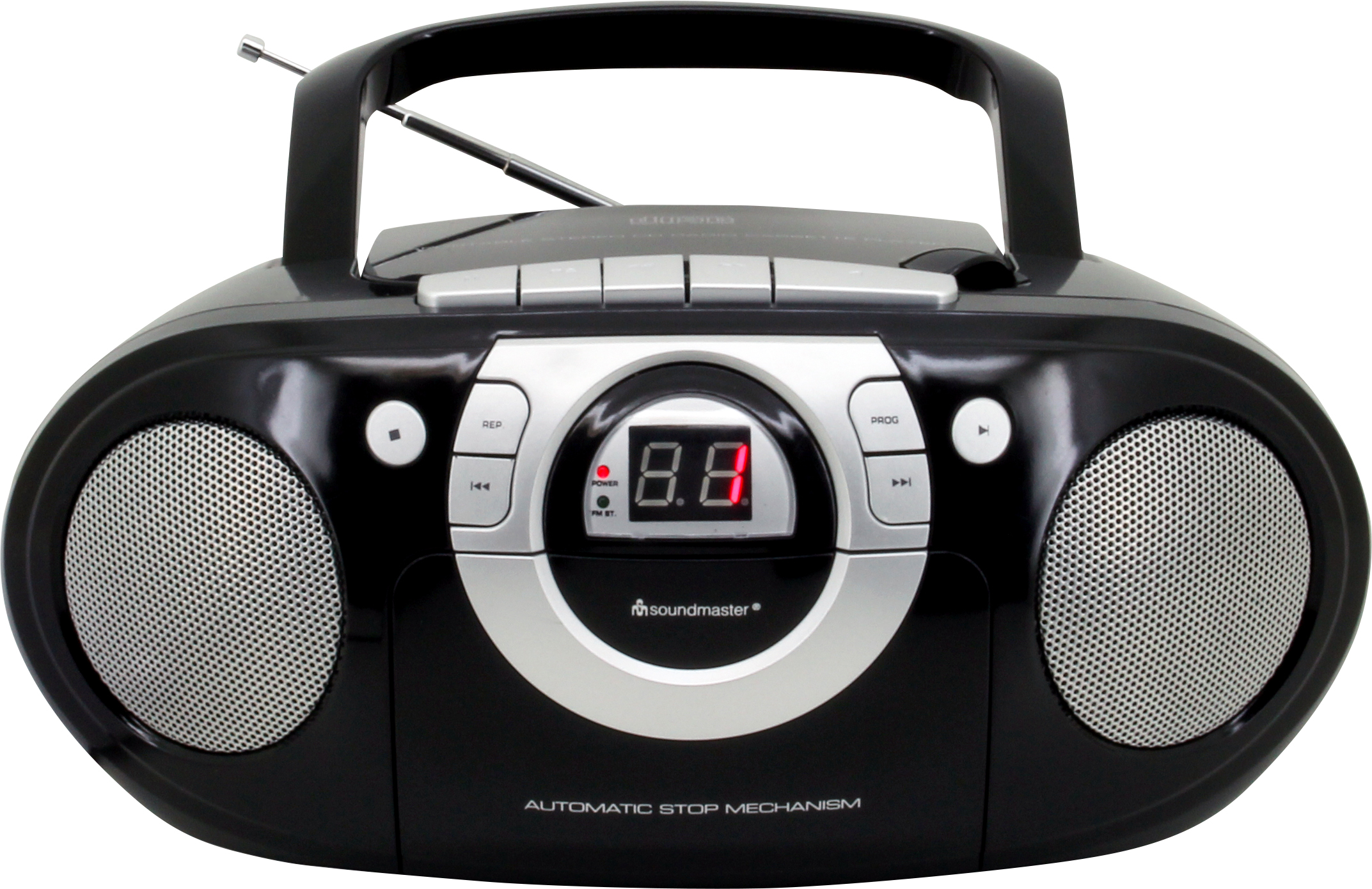 CD Boombox with FM radio and cassette player