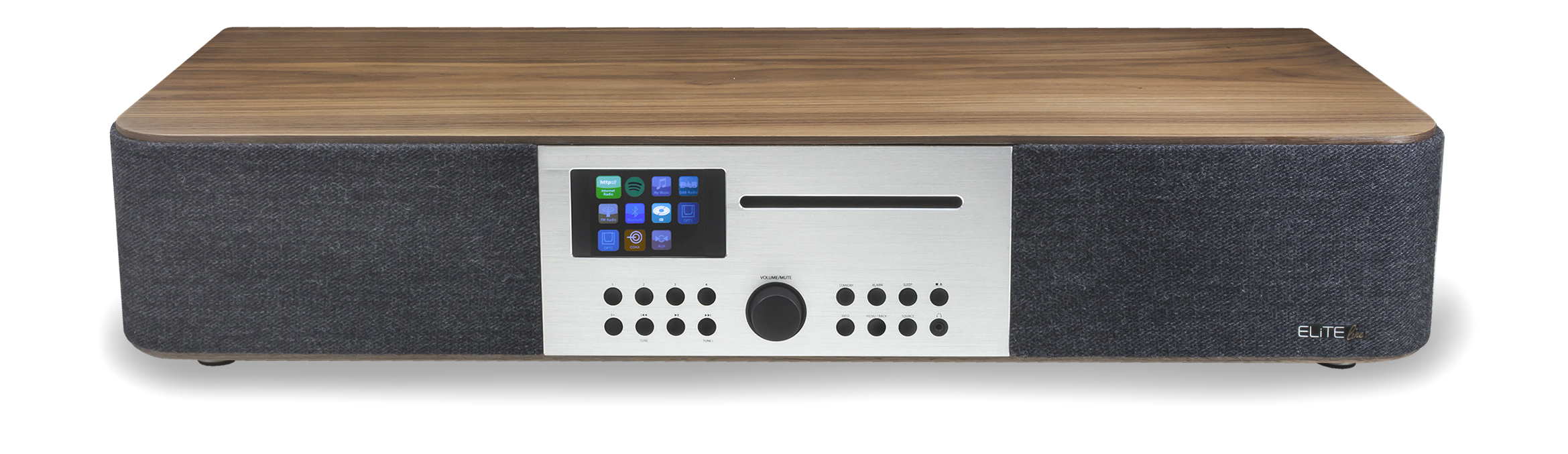 Stereo-Musikcenter mit Internet/DAB+/UKW-Radio, Netzwerk-Player, CD/MP3, USB, Bluetooth®, Multi-Room, App-Steuerung