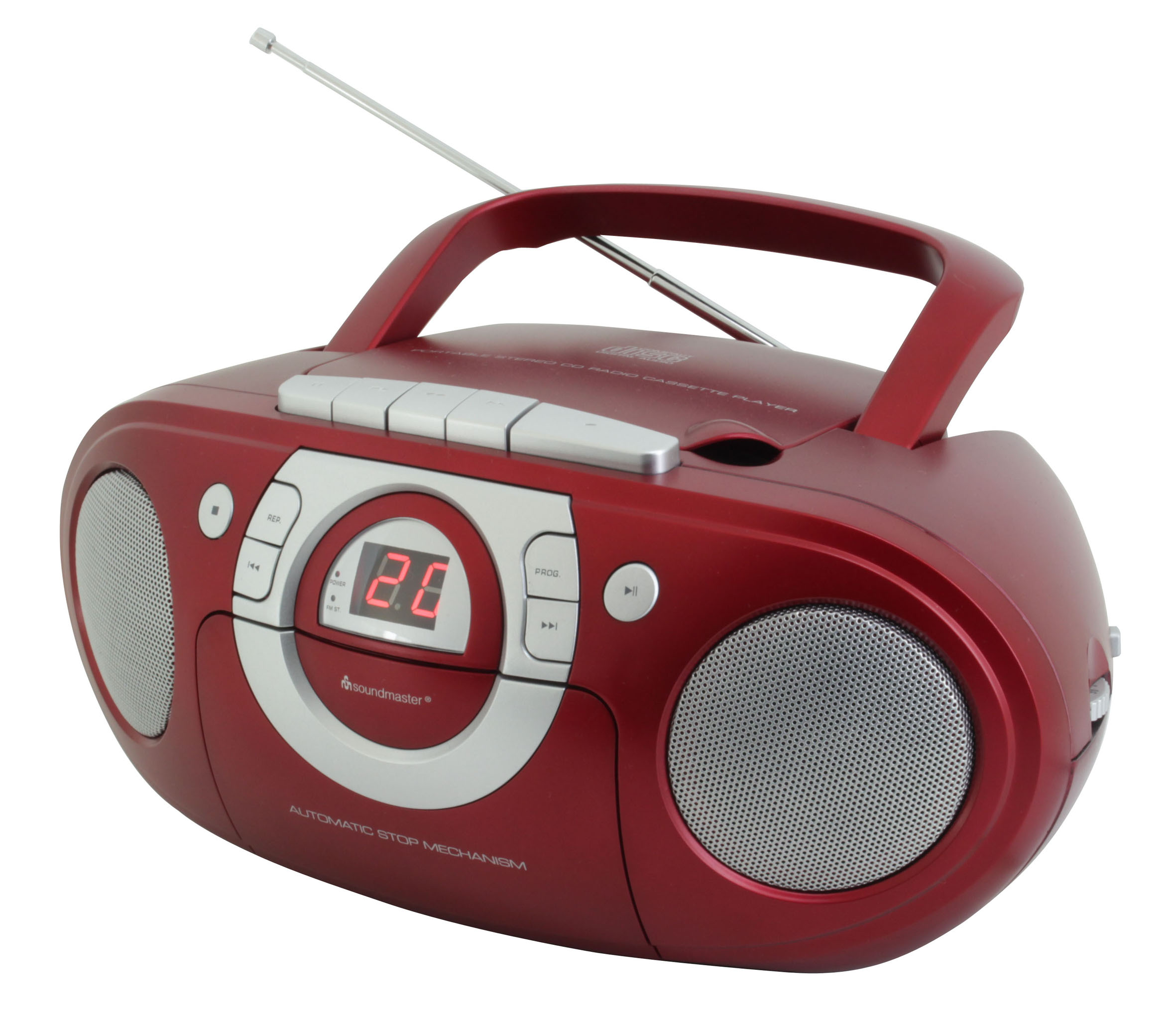 CD Boombox with FM radio and cassette player