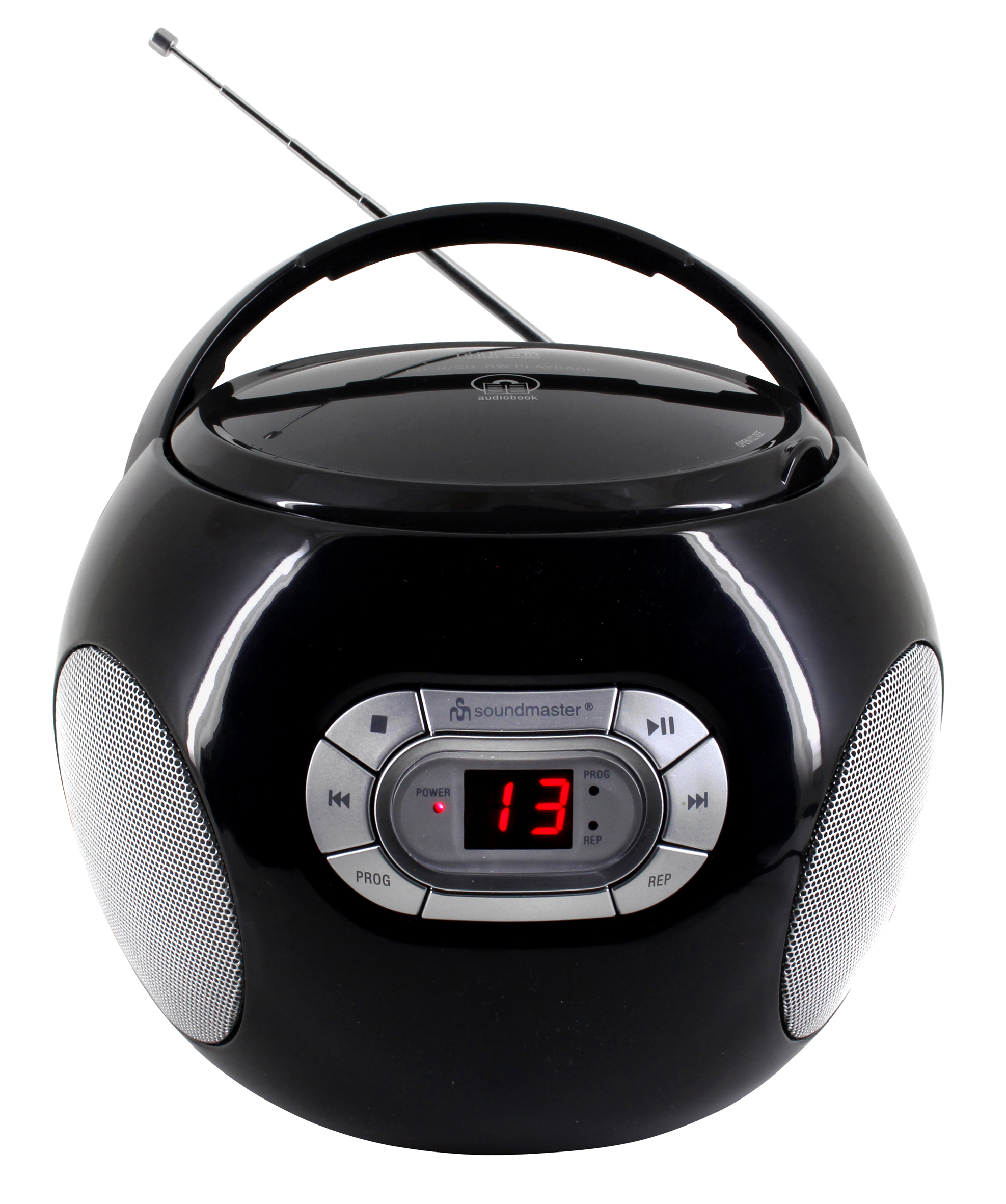 CD Boombox with last track resume, FM radio