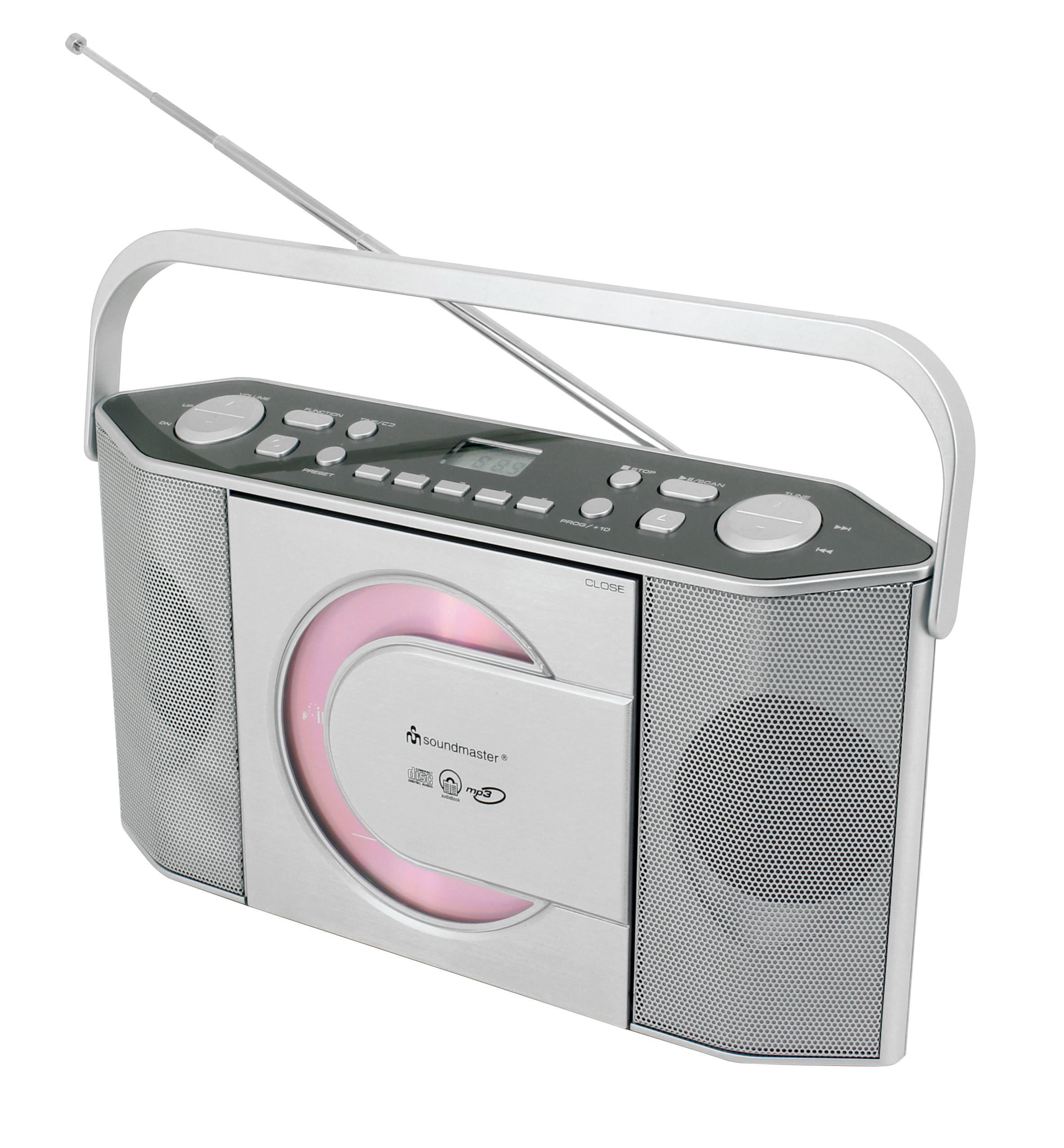 Tragbarer CD/MP3 Stereo UKW-PLL Radio