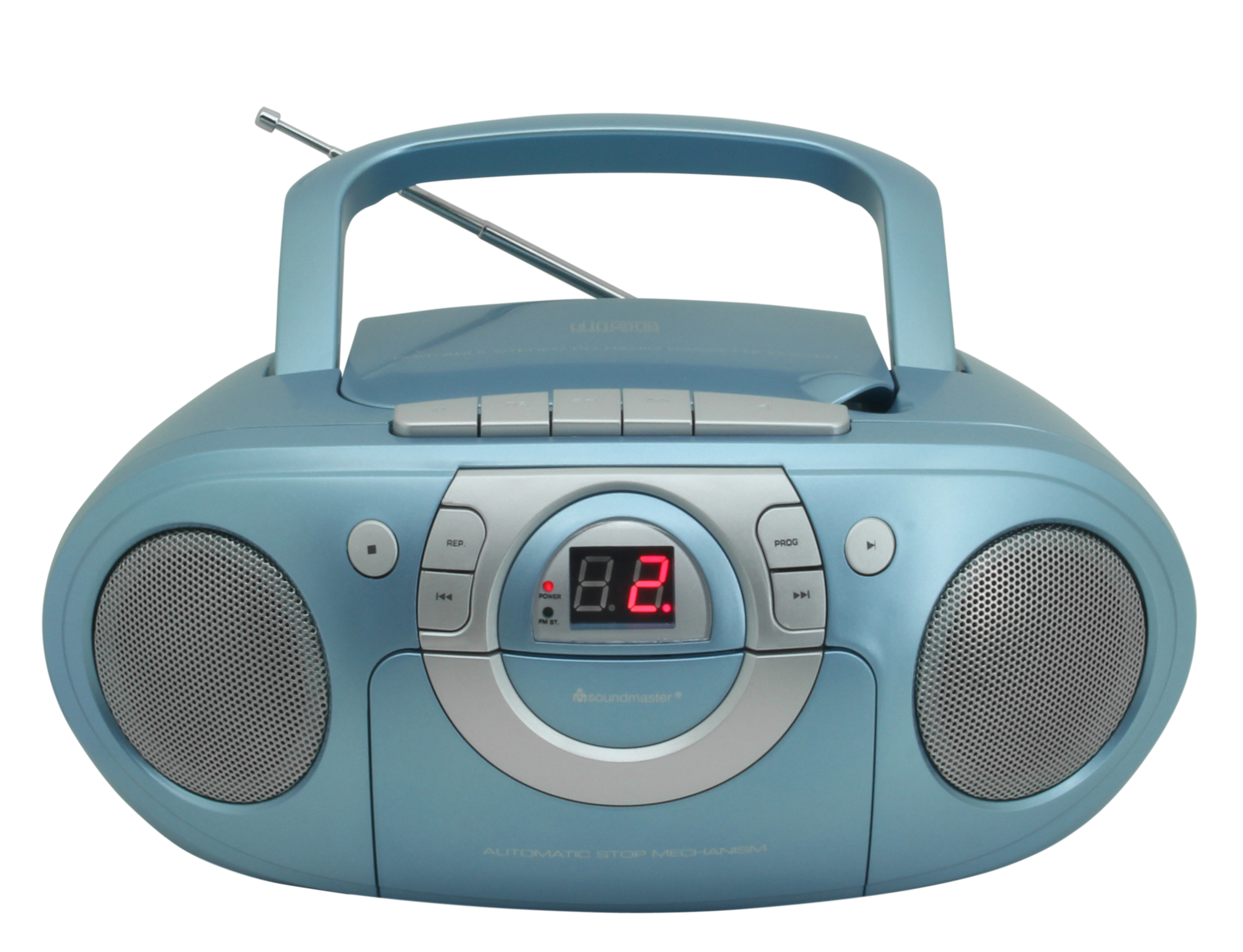 CD Boombox with FM radio and cassette player