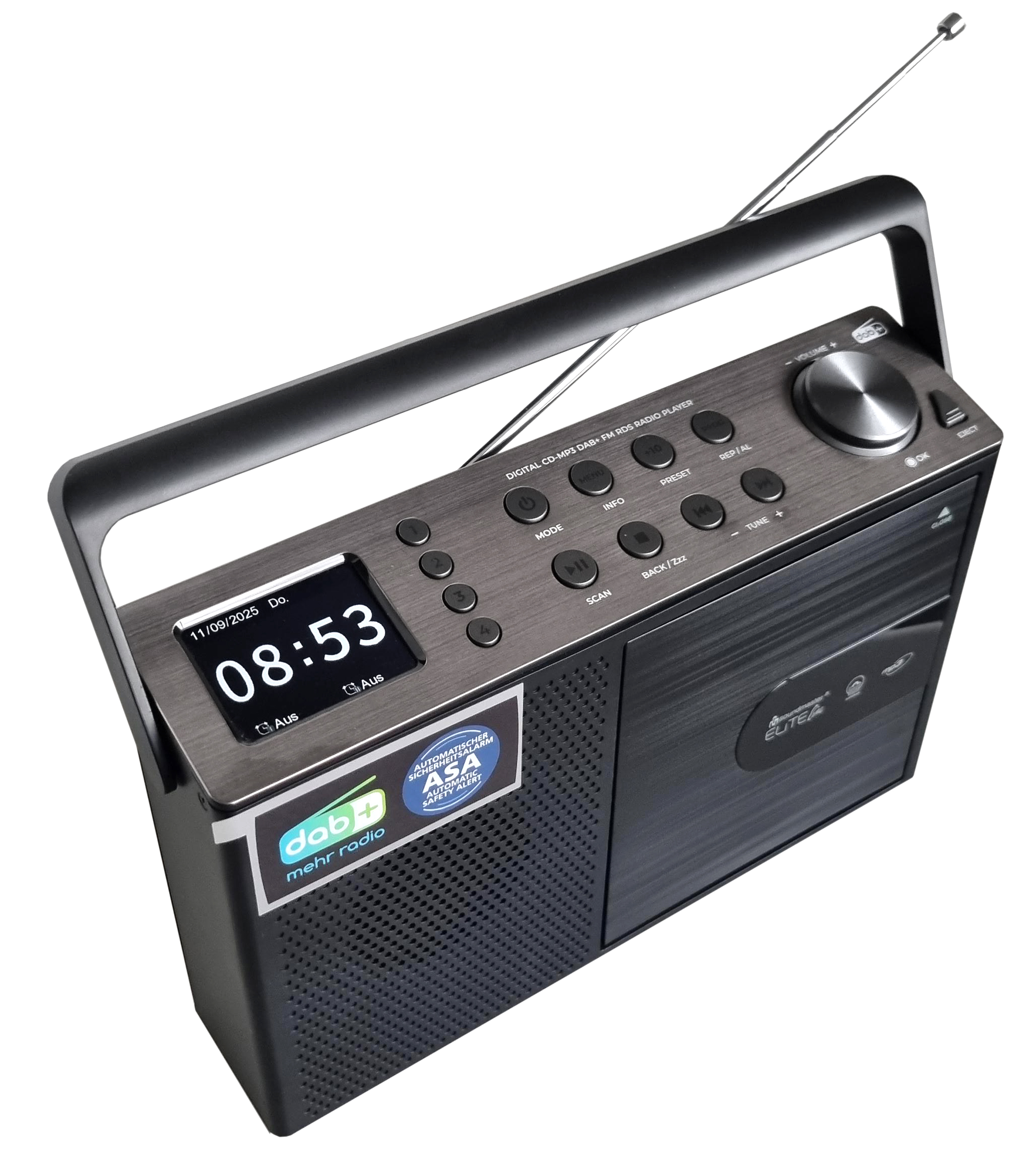 DAB+/FM radio with CD/MP3, USB, Bluetooth®, colour display DAB+/FM radio with CD/MP3, USB, Bluetooth®, colour display