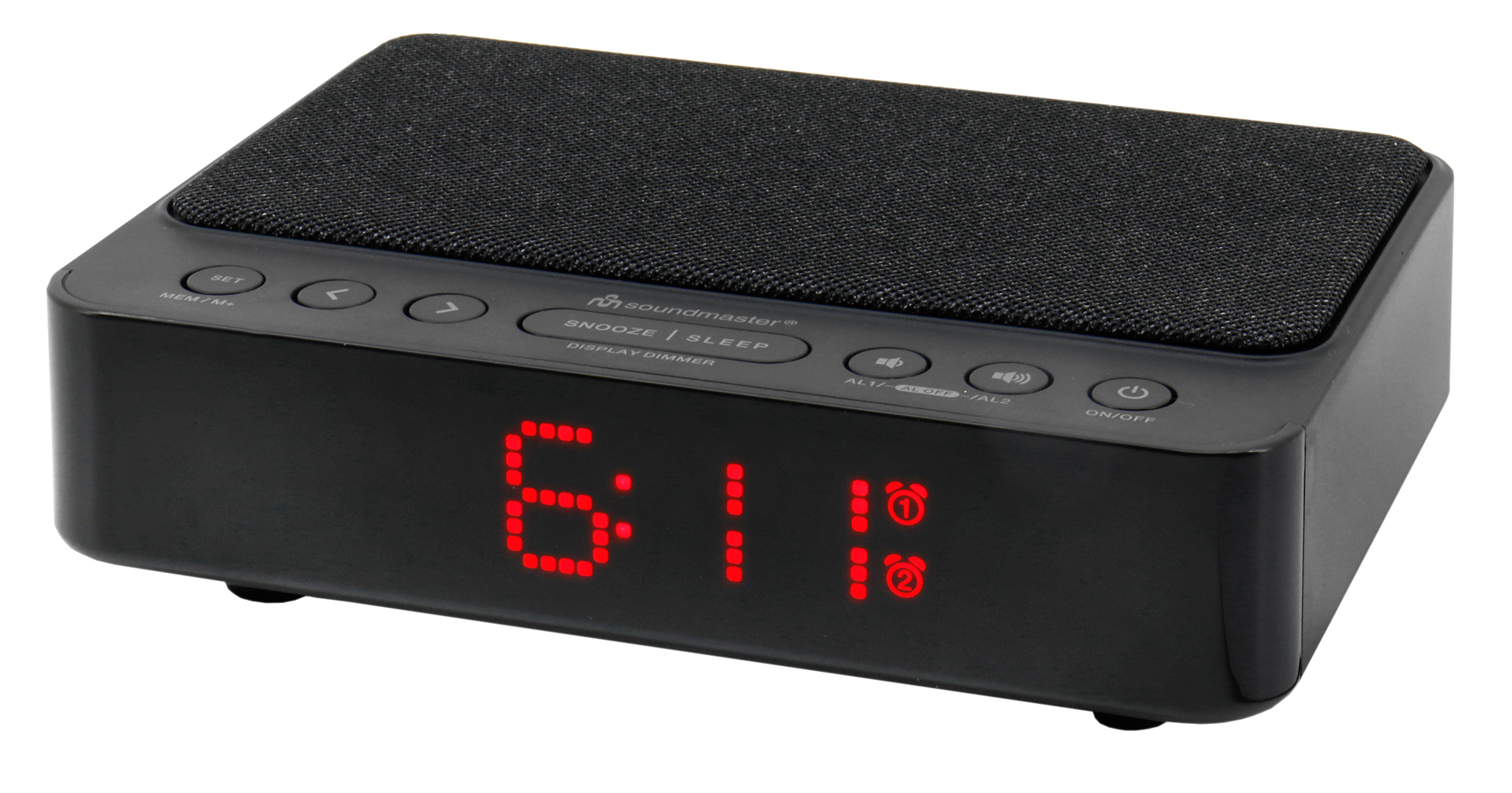 FM-PLL clock radio with wireless charging function