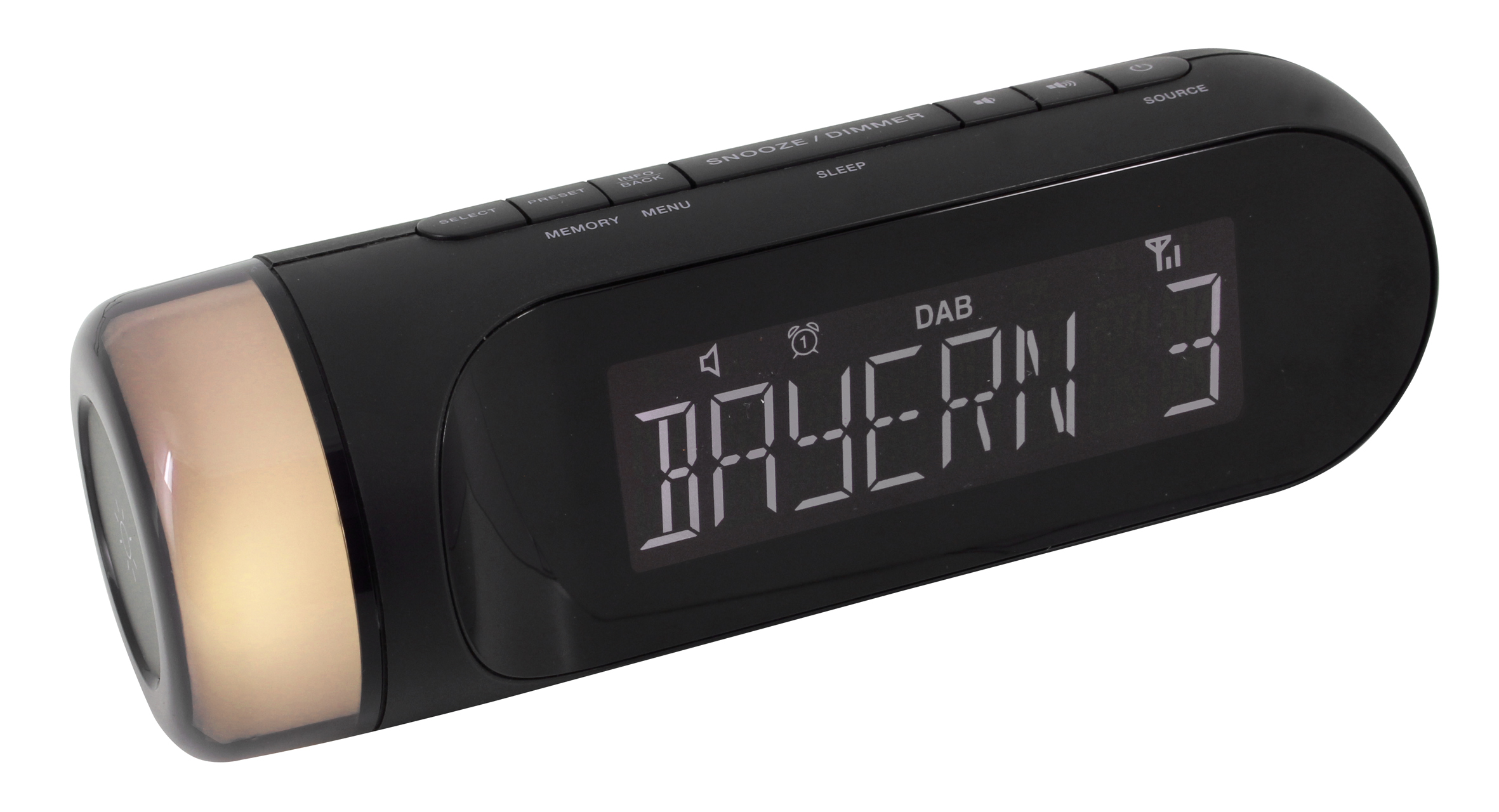 DAB+/UKW Uhrenradio mit Nachtlicht