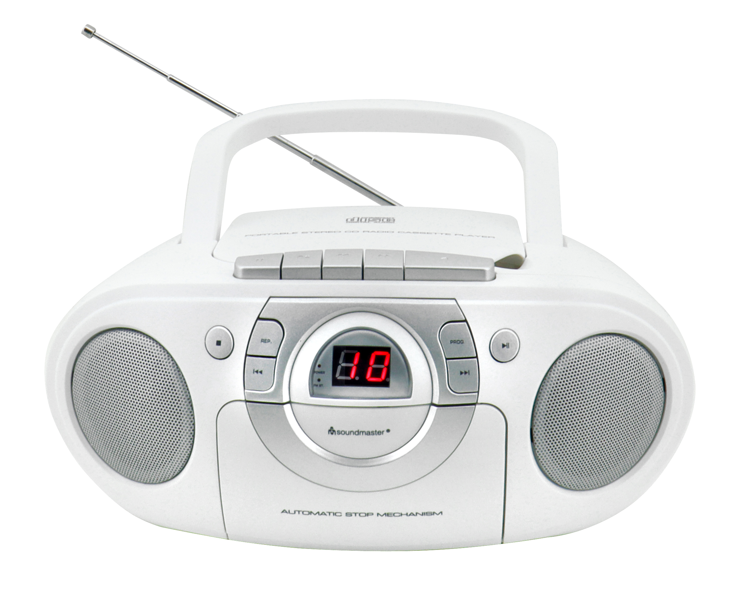 CD Boombox with FM radio and cassette player