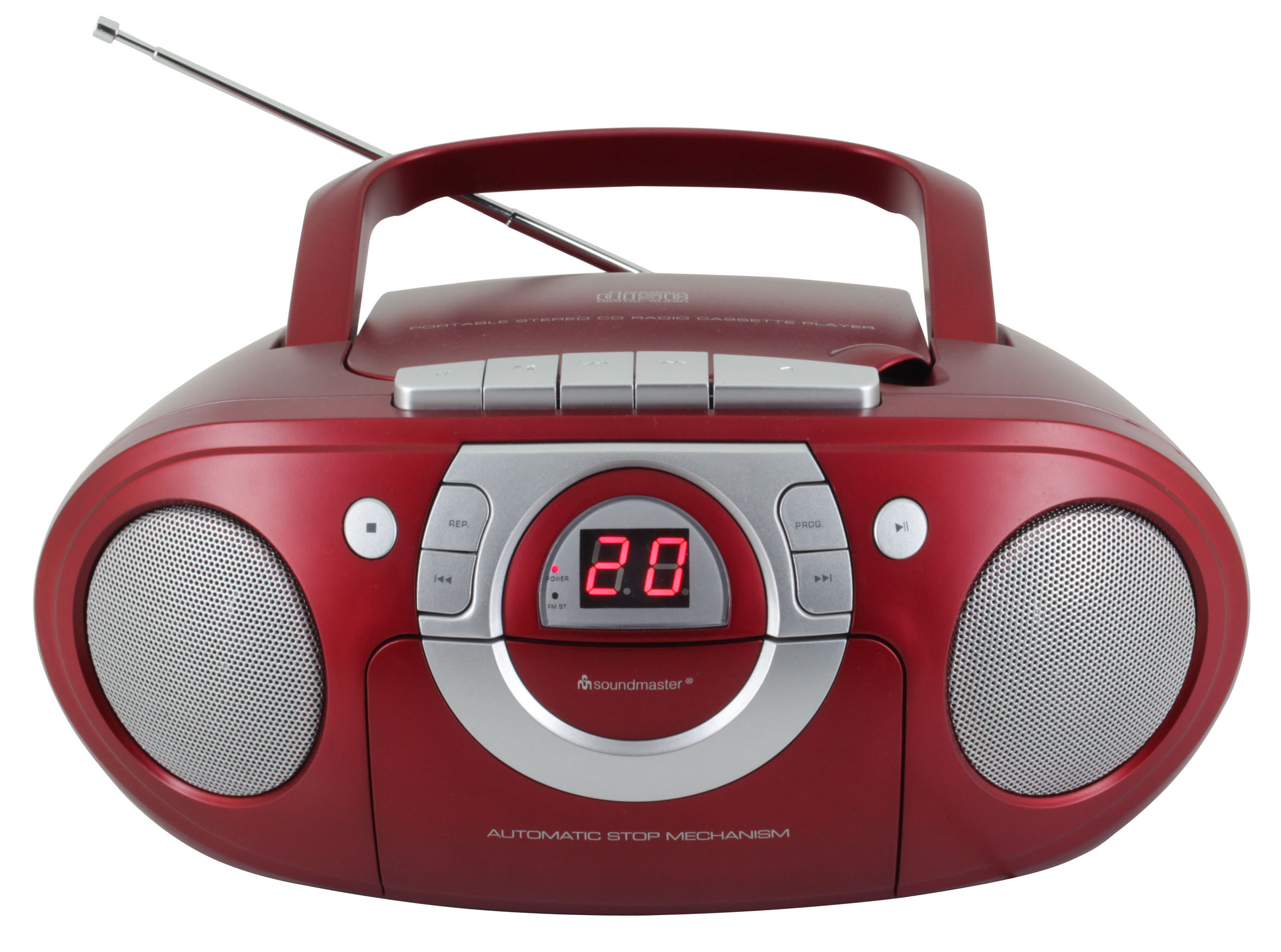 CD Boombox with FM radio and cassette player