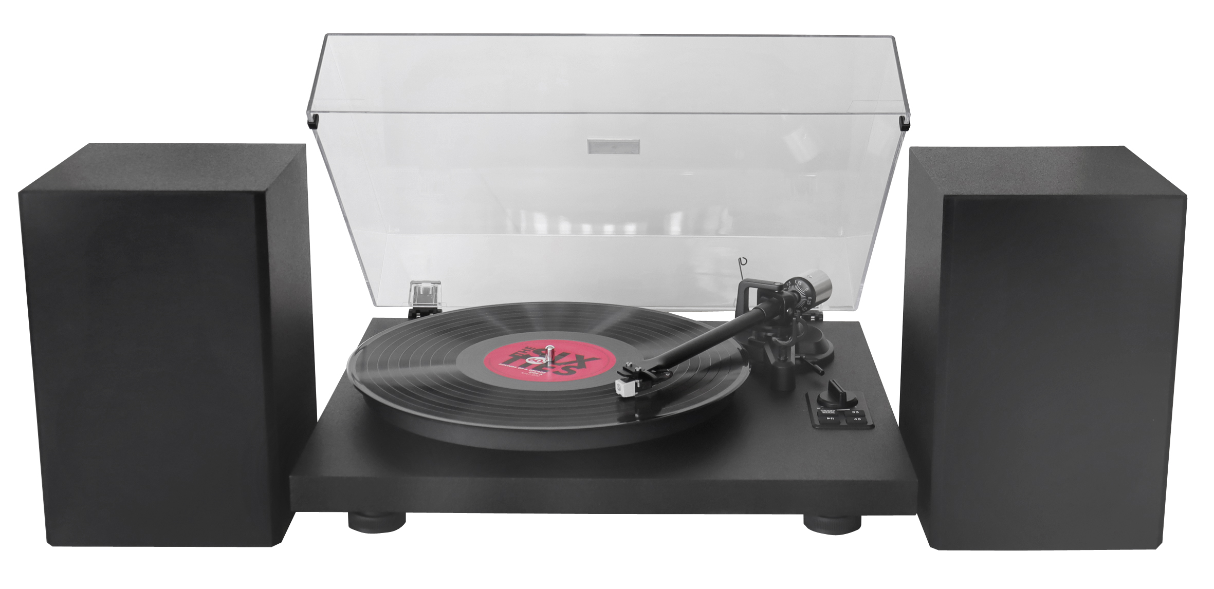 Turntable with Bluetooth®, PC encoding, 2-way bass reflex speakers