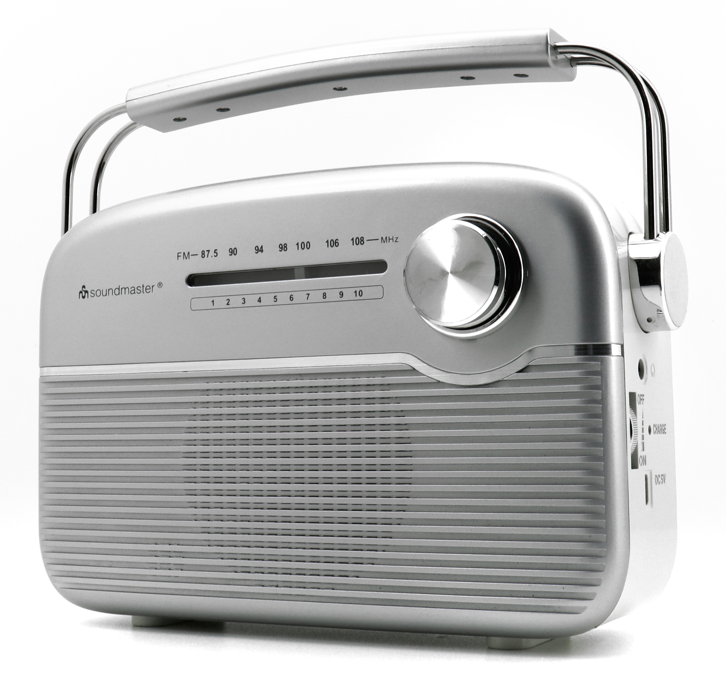 FM radio with solar panel
