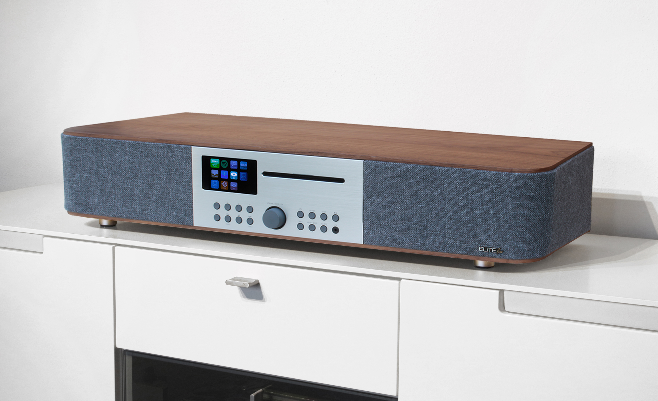 Stereo-music centre with Internet/DAB+/FM-radio, network player, CD/MP3, USB, Bluetooth®, multi-room, APP control