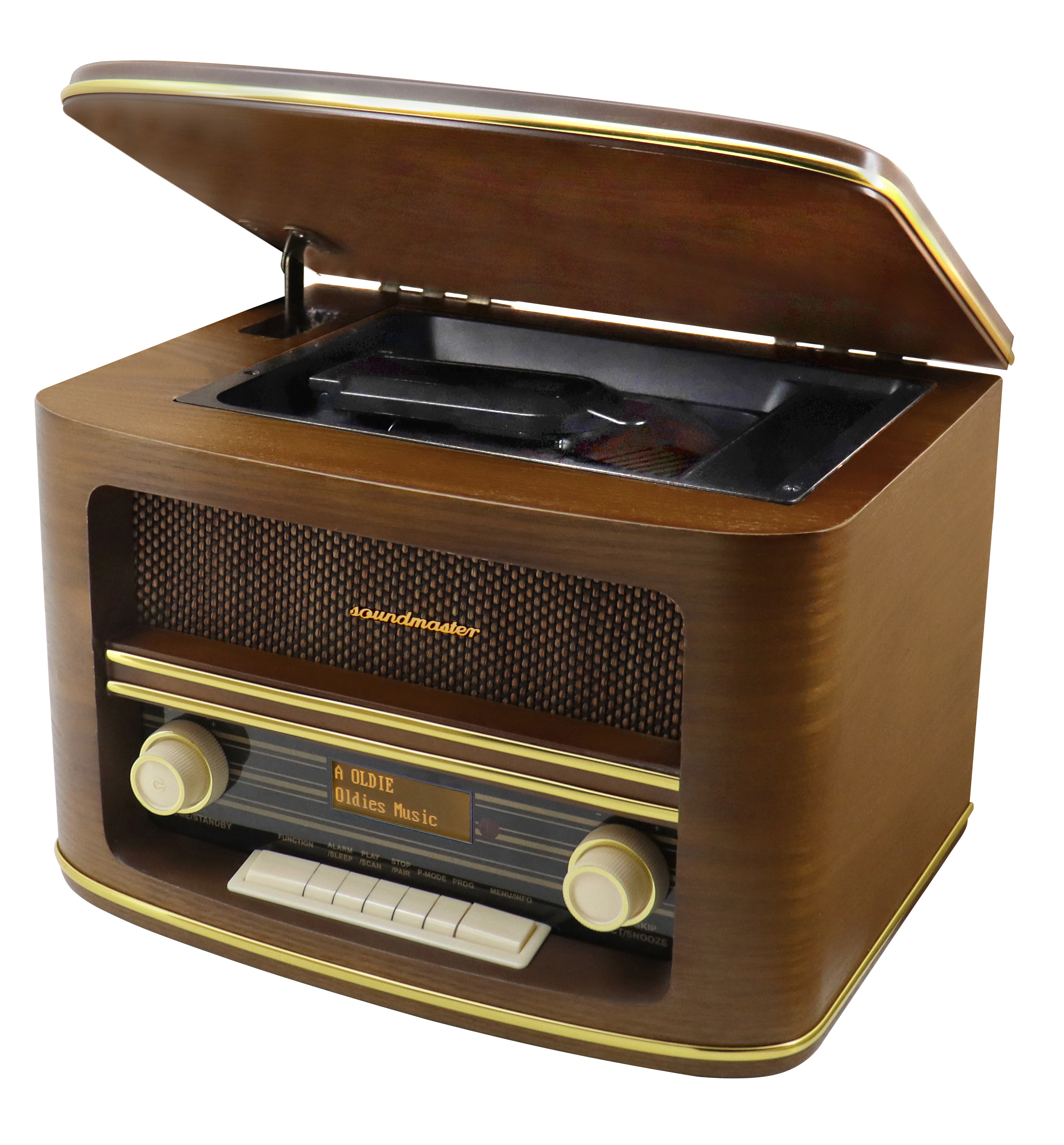 Nostalgie Stereo DAB+/UKW Radio mit CD/MP3, USB, Bluetooth®