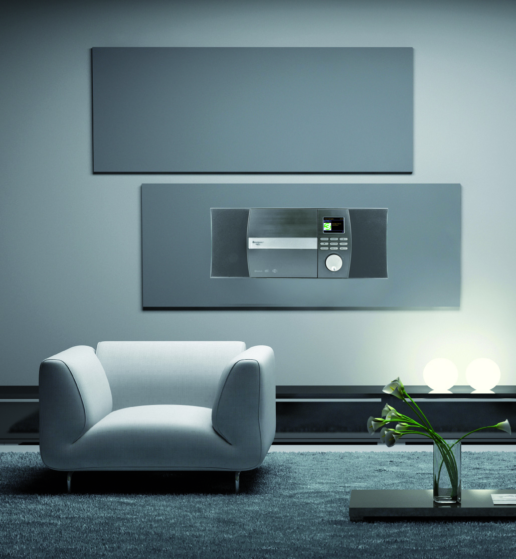 Stereo music centre with WLAN-internet/DAB+/FM-radio, CD/MP3, USB, Bluetooth®, APP control