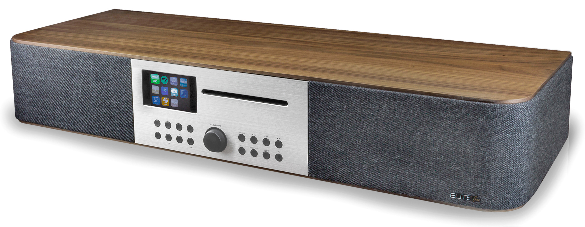 Stereo-music centre with Internet/DAB+/FM-radio, network player, CD/MP3, USB, Bluetooth®, multi-room, APP control