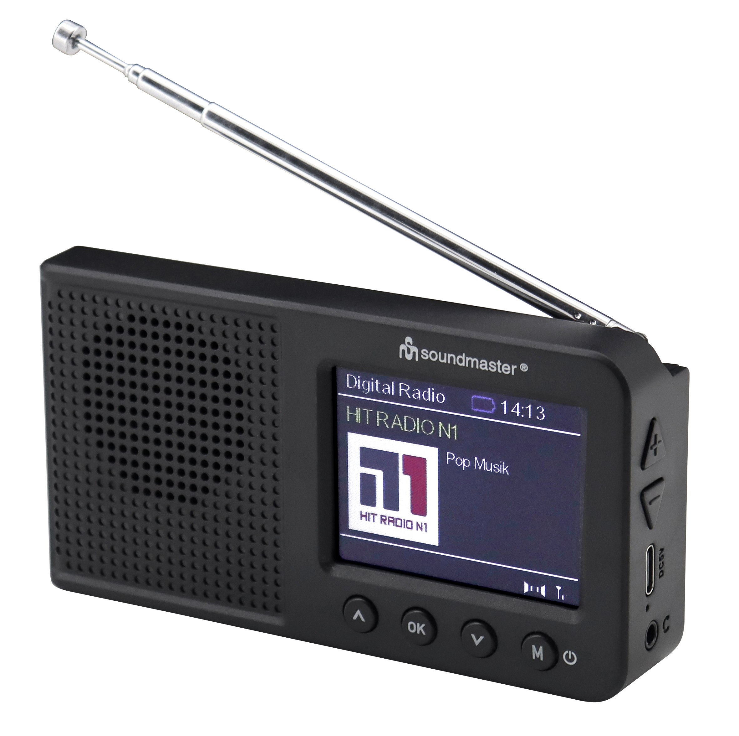 DAB+/ FM radio with color display