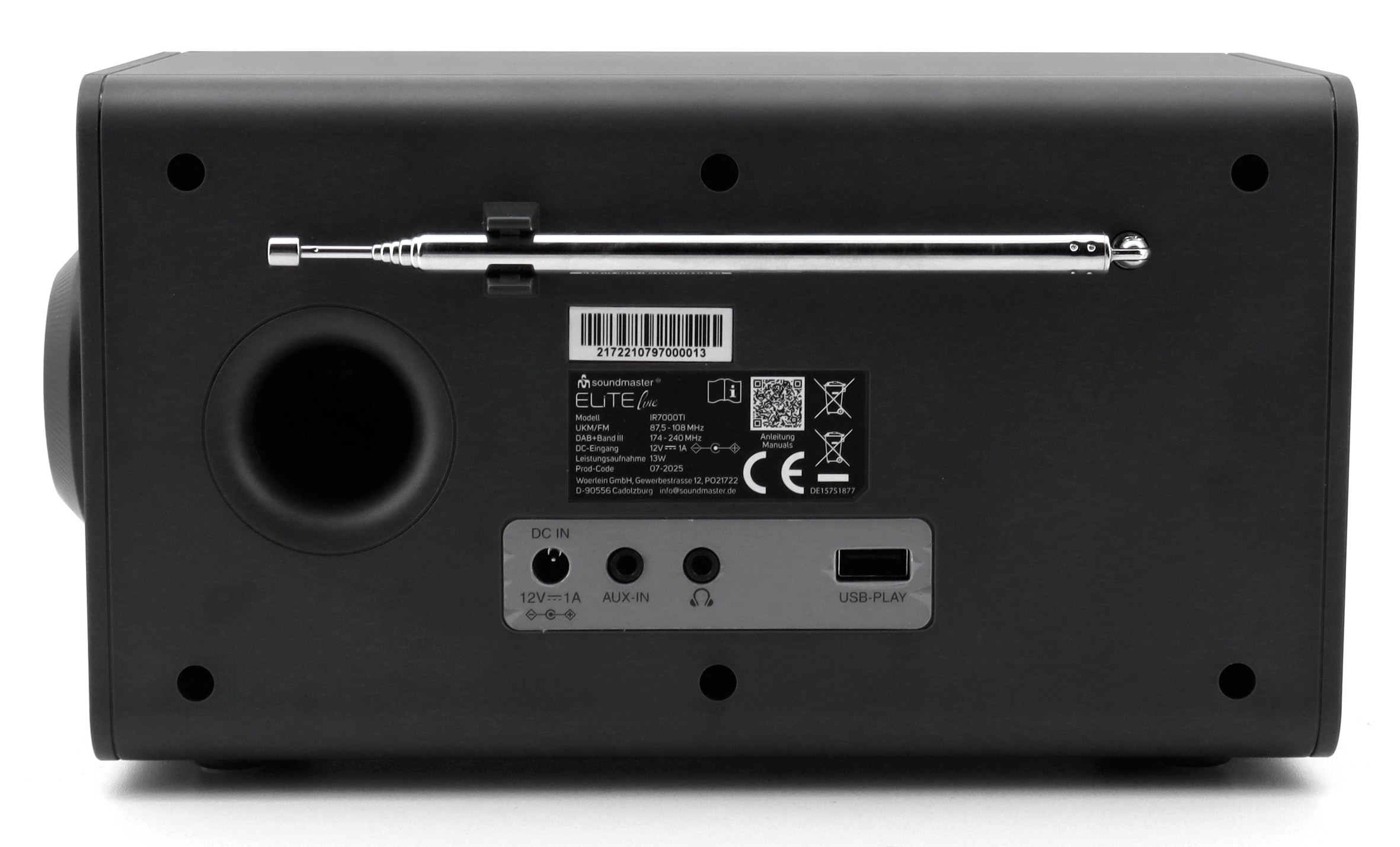 WLAN-Internet/DAB+/UKW Radio mit USB-MP3, Bluetooth®