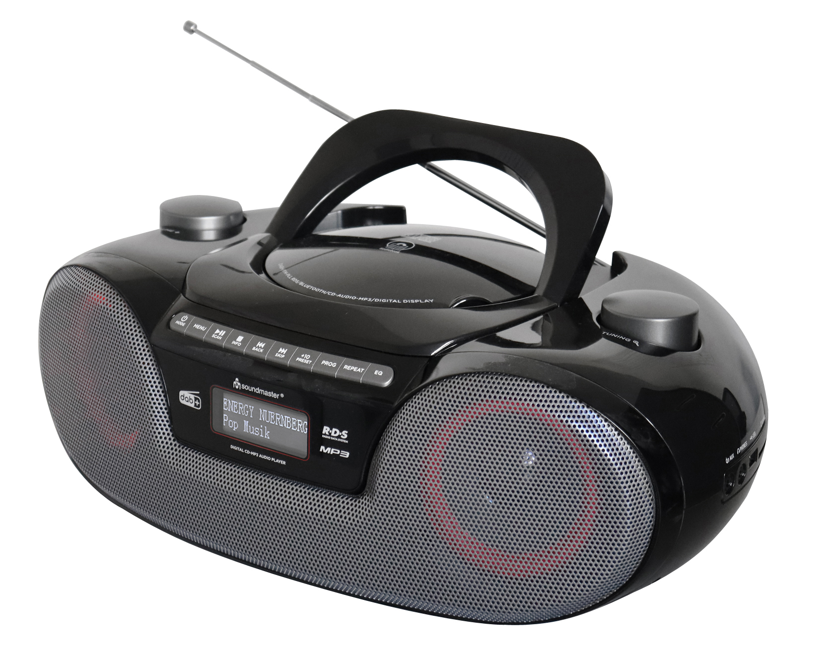 Boombox with DAB+/FM, CD/MP3, USB/SD, Bluetooth®