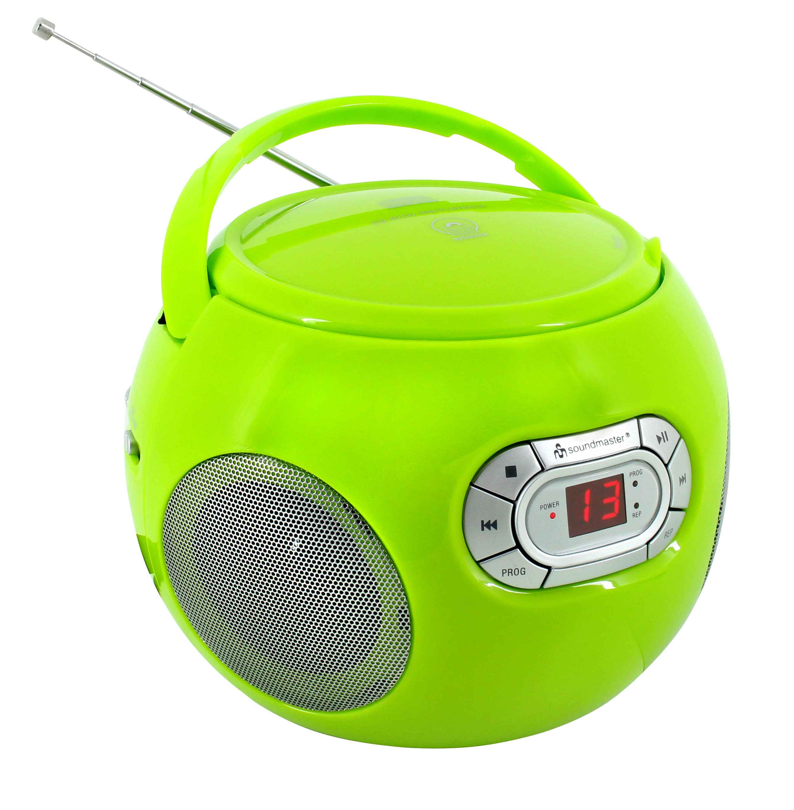 CD Boombox with last track resume, FM radio