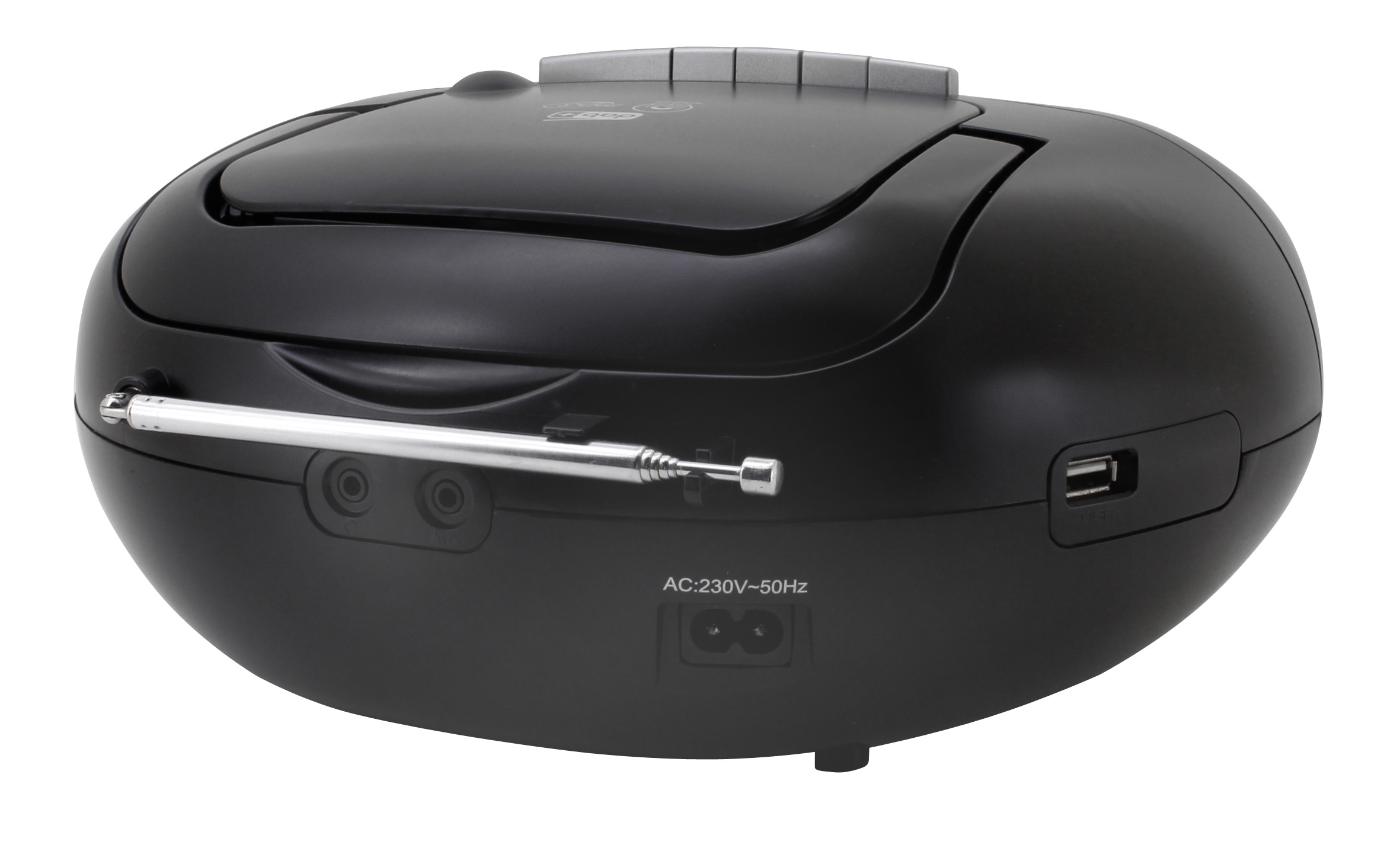 CD/MP3 Boombox mit DAB+/UKW Radio, Kassettenspieler, USB