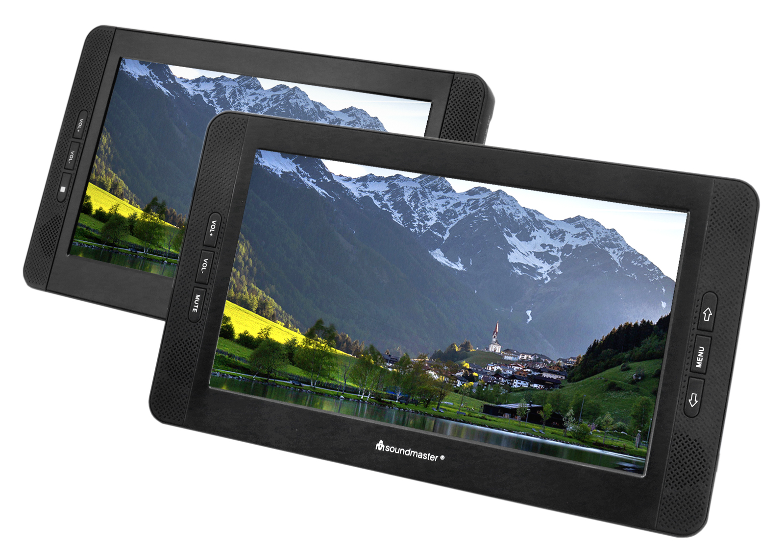 Portable DVD-player with two 10.1“ LCD-screens