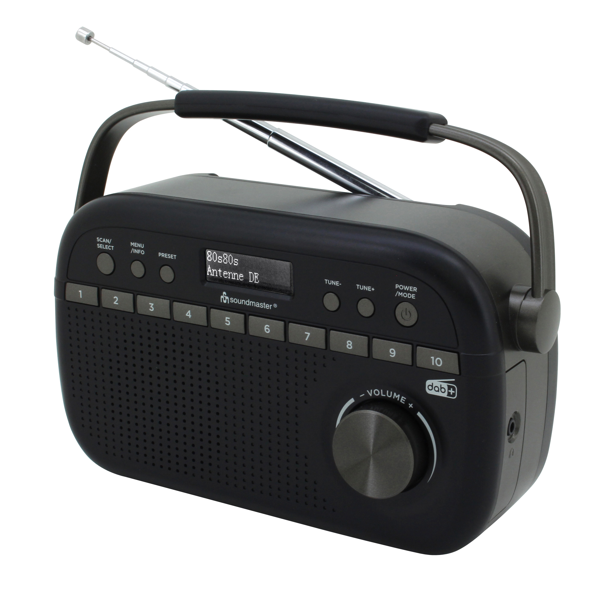DAB+/UKW-RDS Radio mit Senderspeichertasten