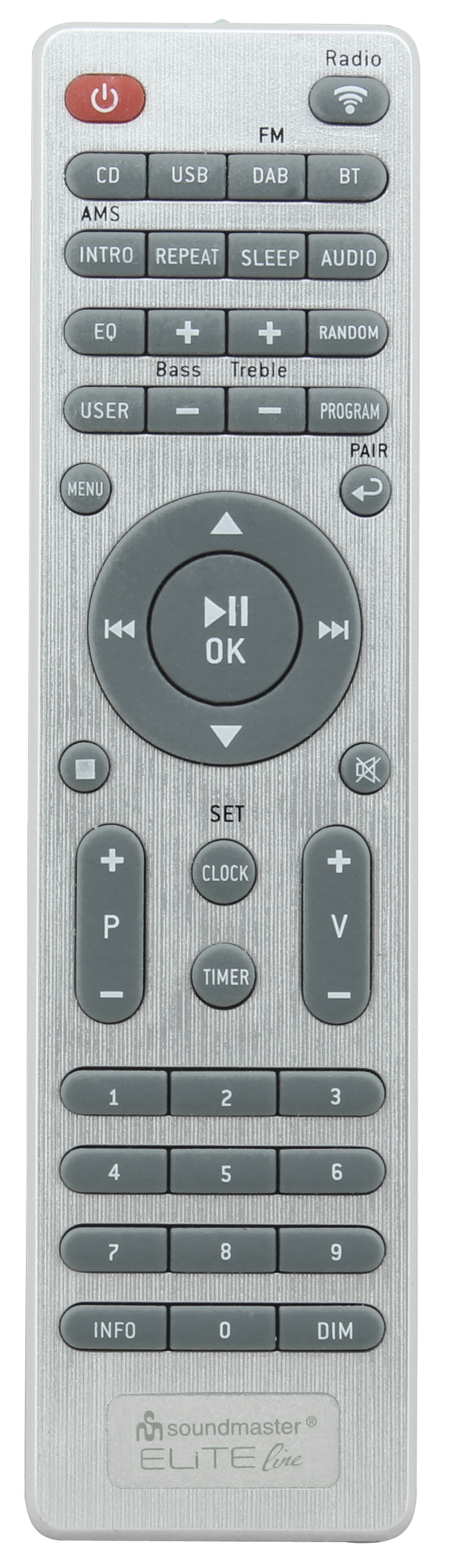 Stereo music centre with WLAN-internet/DAB+/FM-radio, CD/MP3, USB, Bluetooth®, APP control