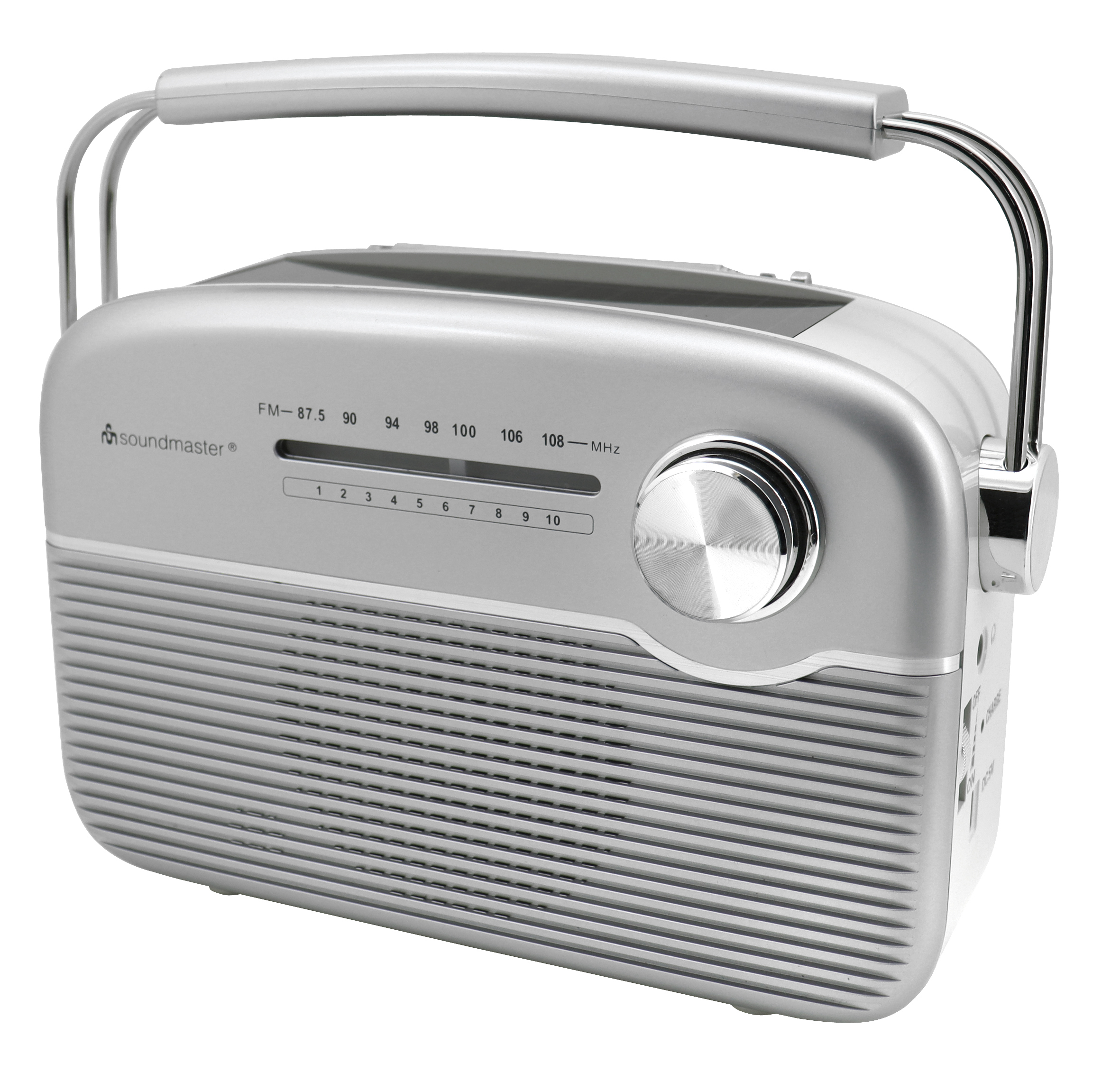 FM radio with solar panel