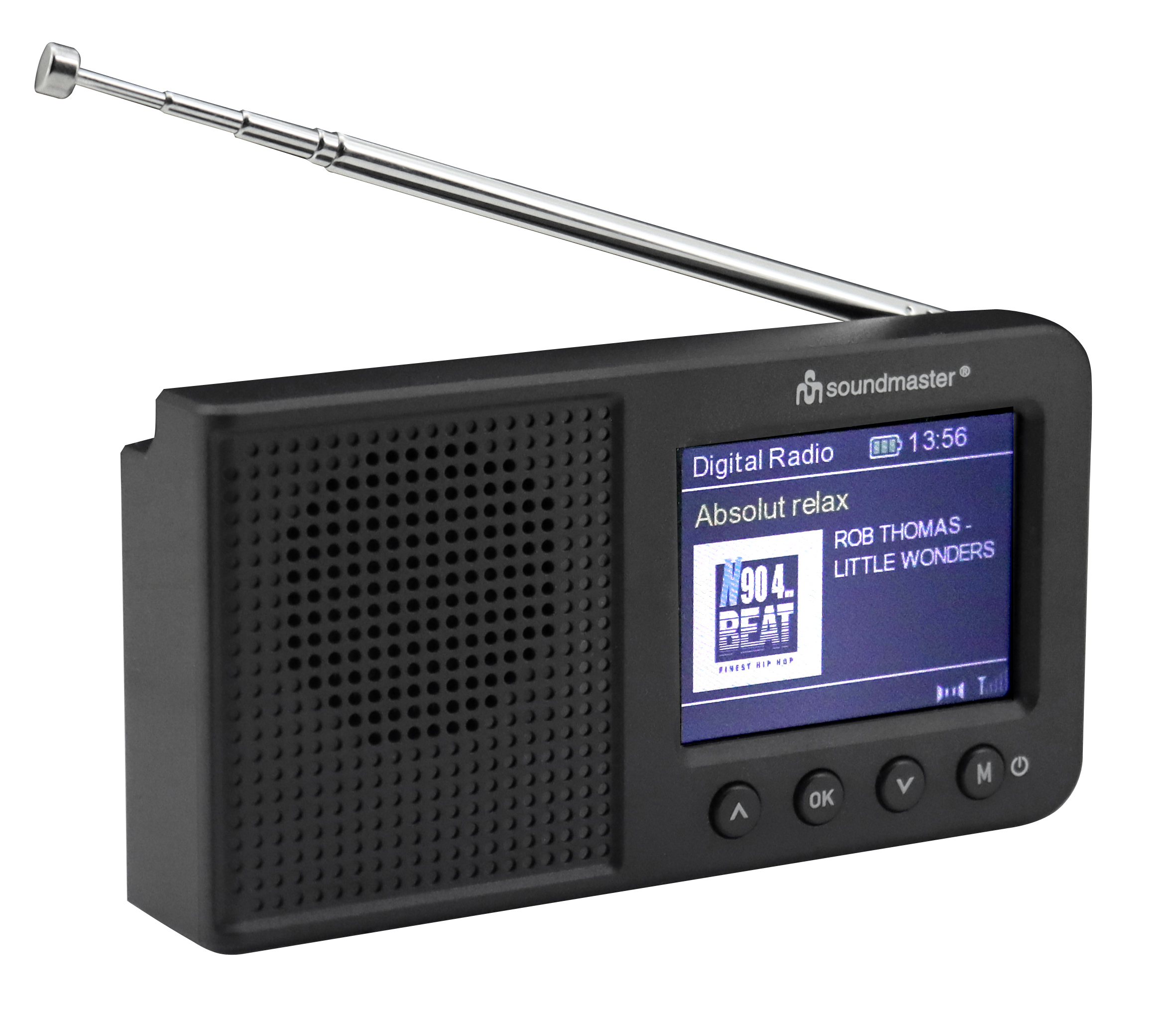 DAB+/ FM radio with color display