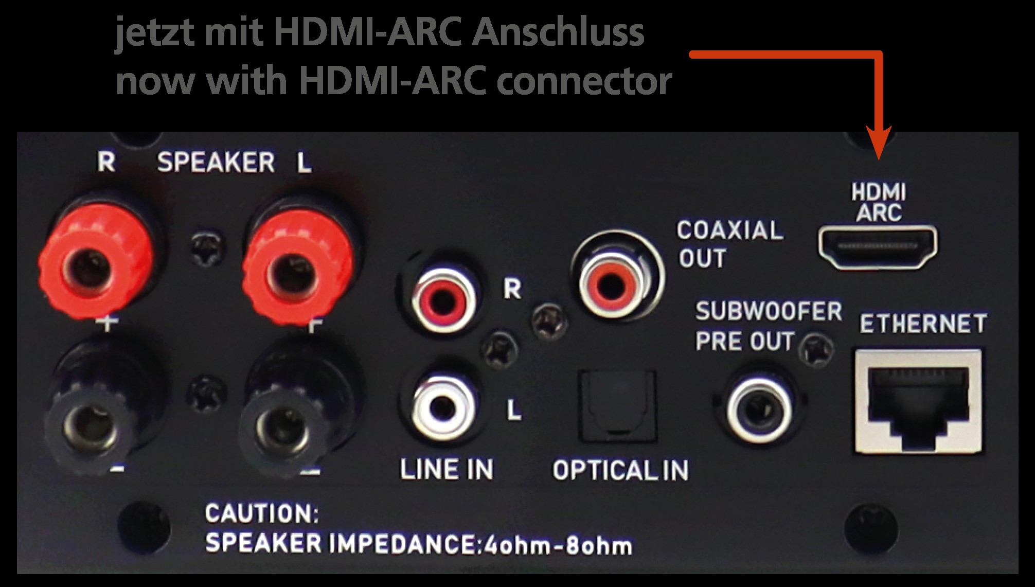 Multi Audio System mit 2x50W, WLAN/LAN-Internet/DAB+/UKW-Radio,  CD/MP3, HDMI-ARC, USB,Bluetooth®, APP-Steuerung