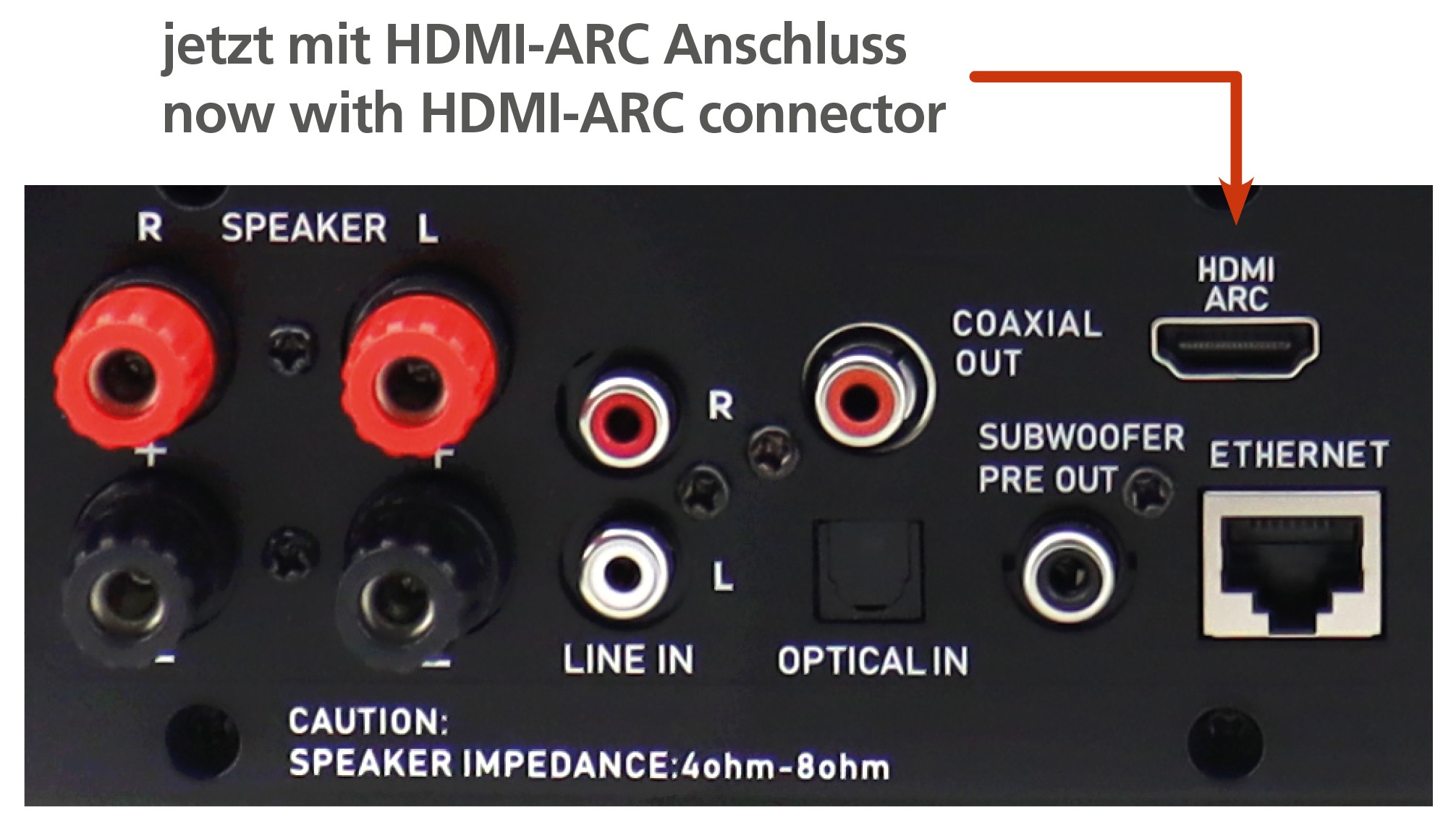 Multi Audio System mit 2x50W, WLAN/LAN-Internet/DAB+/UKW-Radio,  CD/MP3, HDMI-ARC, USB,Bluetooth®, APP-Steuerung