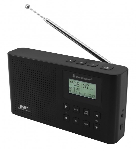 DAB+/UKW Digitalradio mit eingebautem Li-Io-Akku