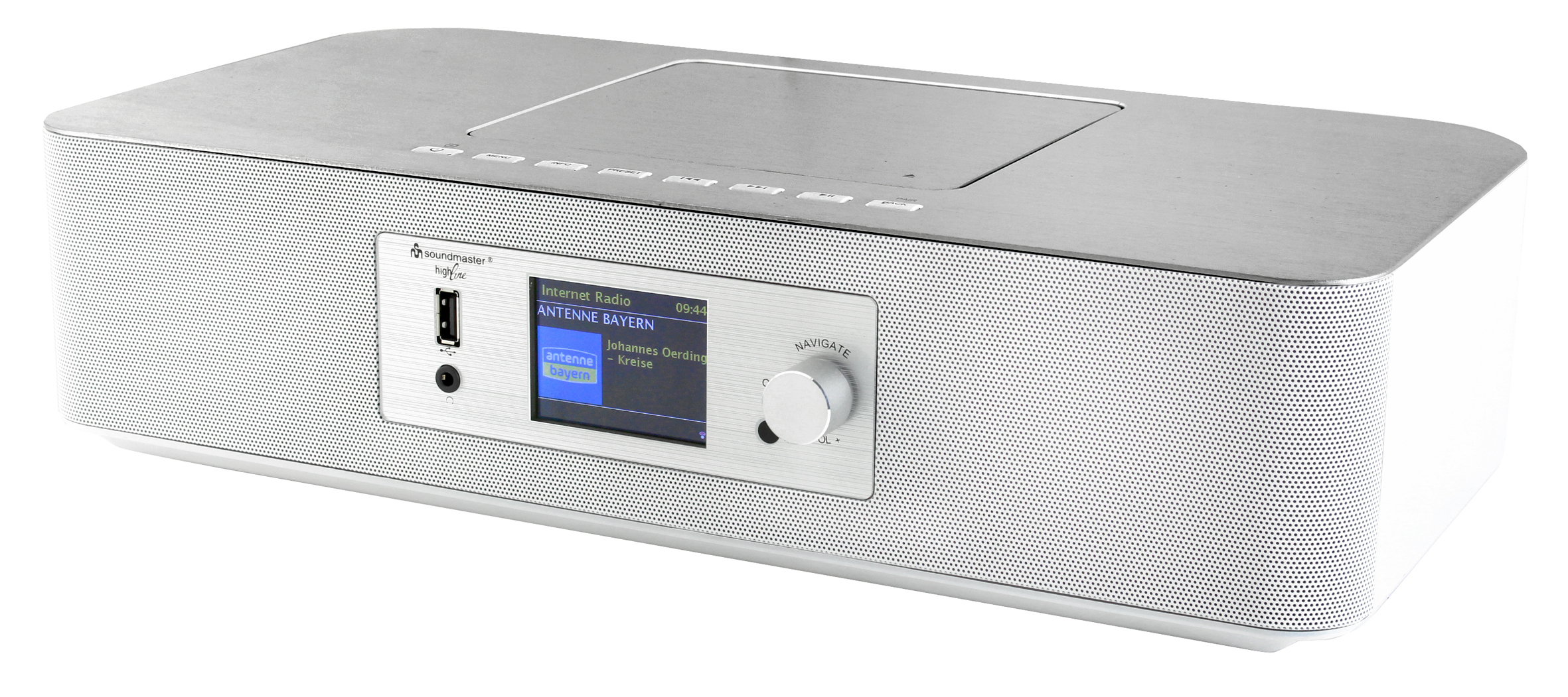 DAB+ UKW Retro Radio in blau Soundmaster DAB450BL 