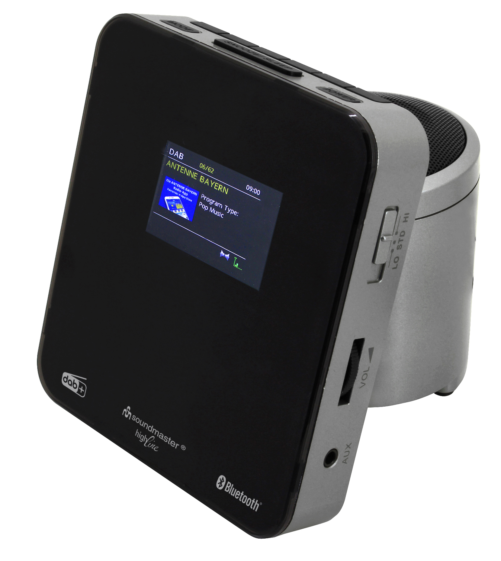 Soundmaster URD480WE DAB+/UKW Uhrenradio mit CD/MP3/Resume Funktion und USB 