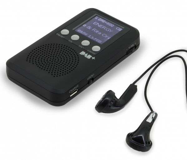 Mini Taschenradio mit DAB+/UKW PLL und Akku